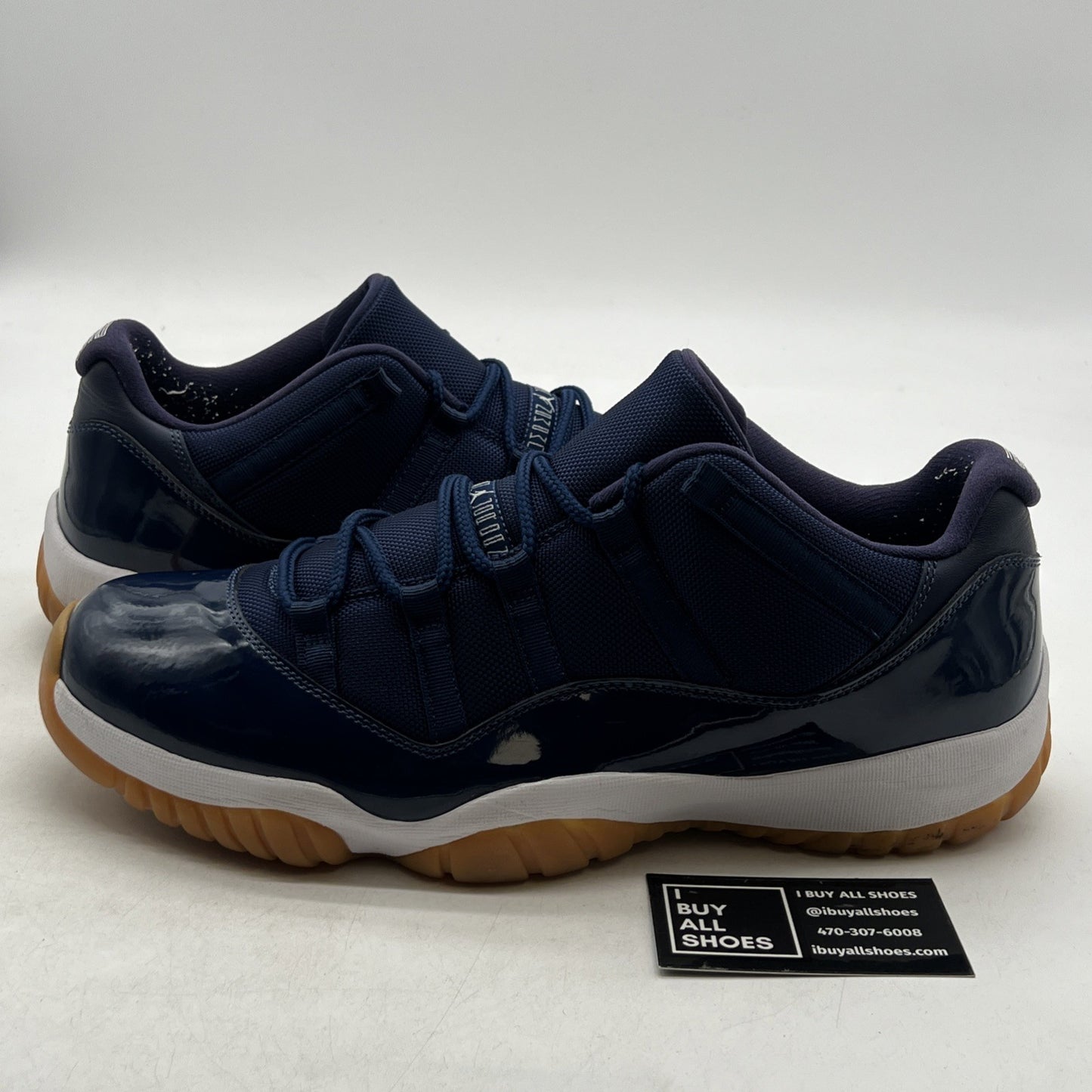 Size 14 - Air Jordan 11 Retro Low Navy Gum (528895-405)