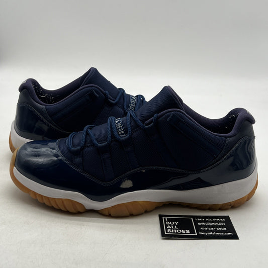 Size 14 - Air Jordan 11 Retro Low Navy Gum (528895-405)