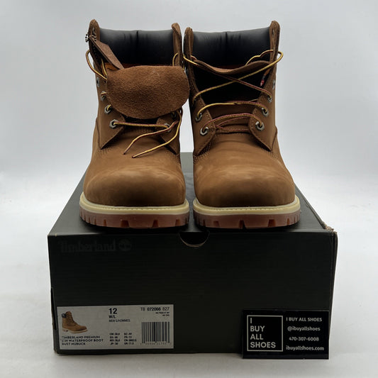 Size 12 - TIMBERLAND 6" Premium 'Rust Nubuck' Waterproof Boots (TB072066-827)