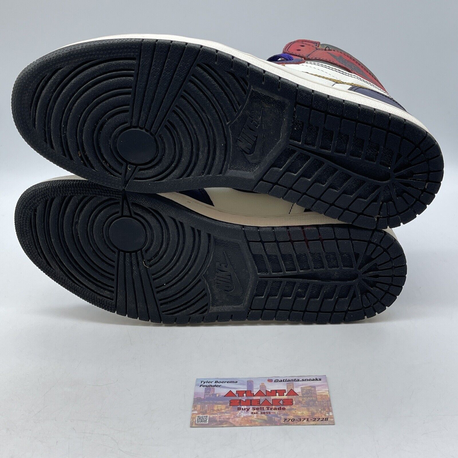 Size 10 - Jordan 1 Retro High SB LA To Chicago 2019 White Purple (CD6578-507)