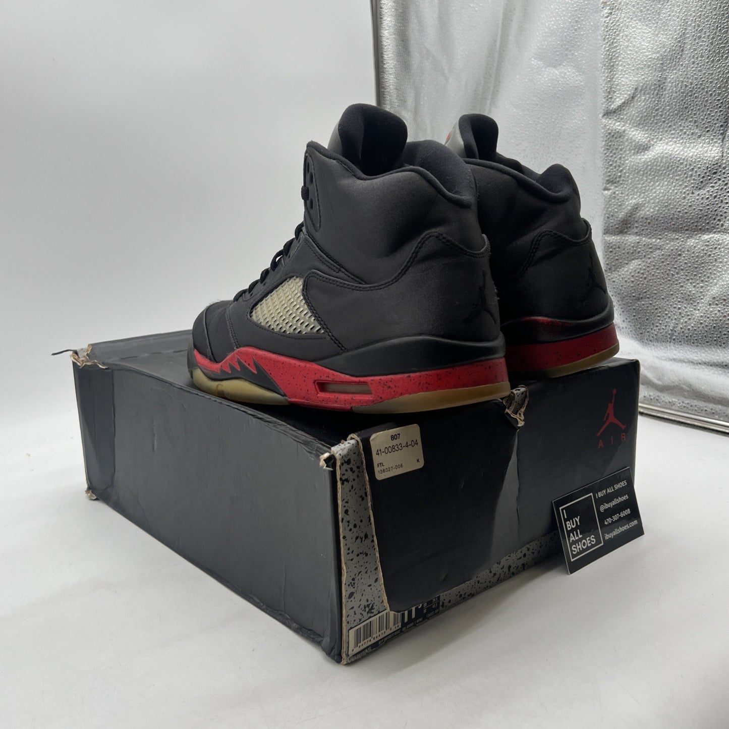 Size 11.5 - Air Jordan 5 Retro Satin Bred (136027-006)