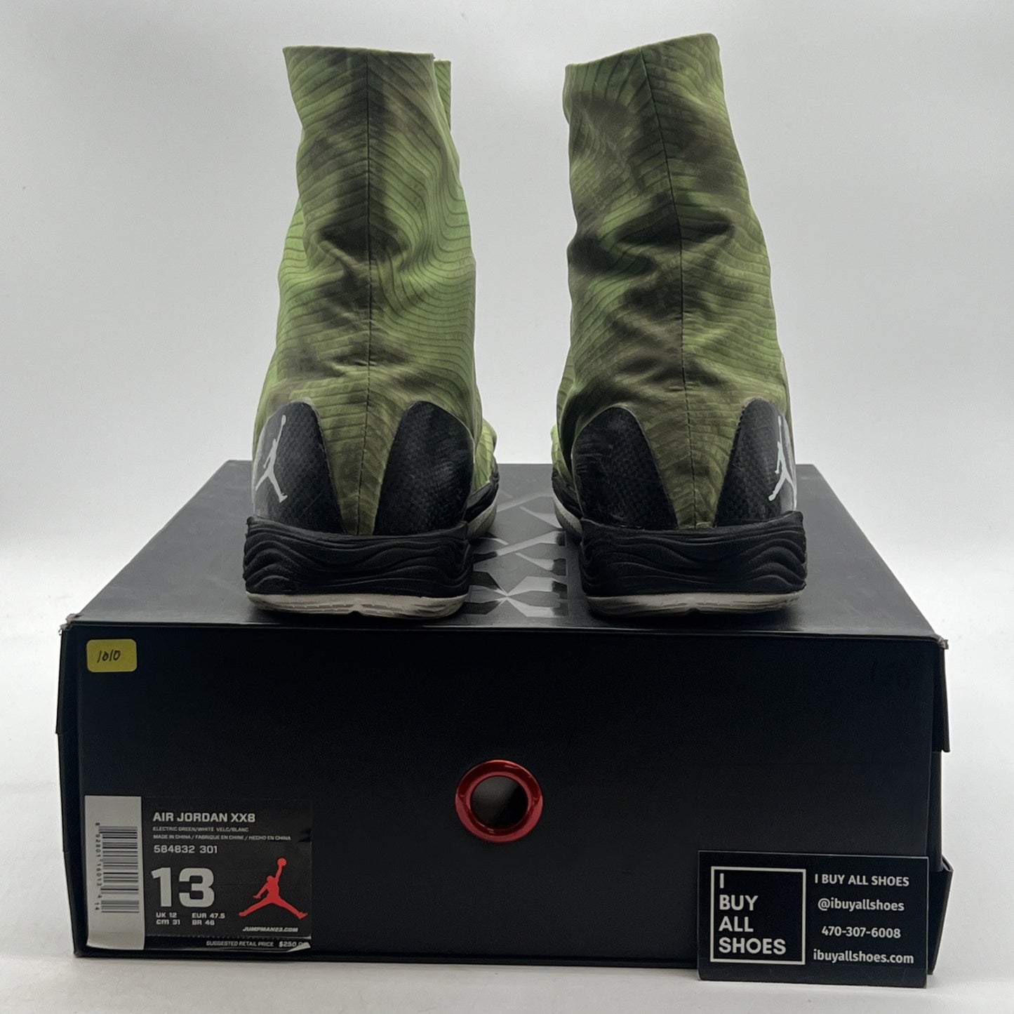 Size 13 - Air Jordan 28 Color Pack - Green Camo (584832-301)