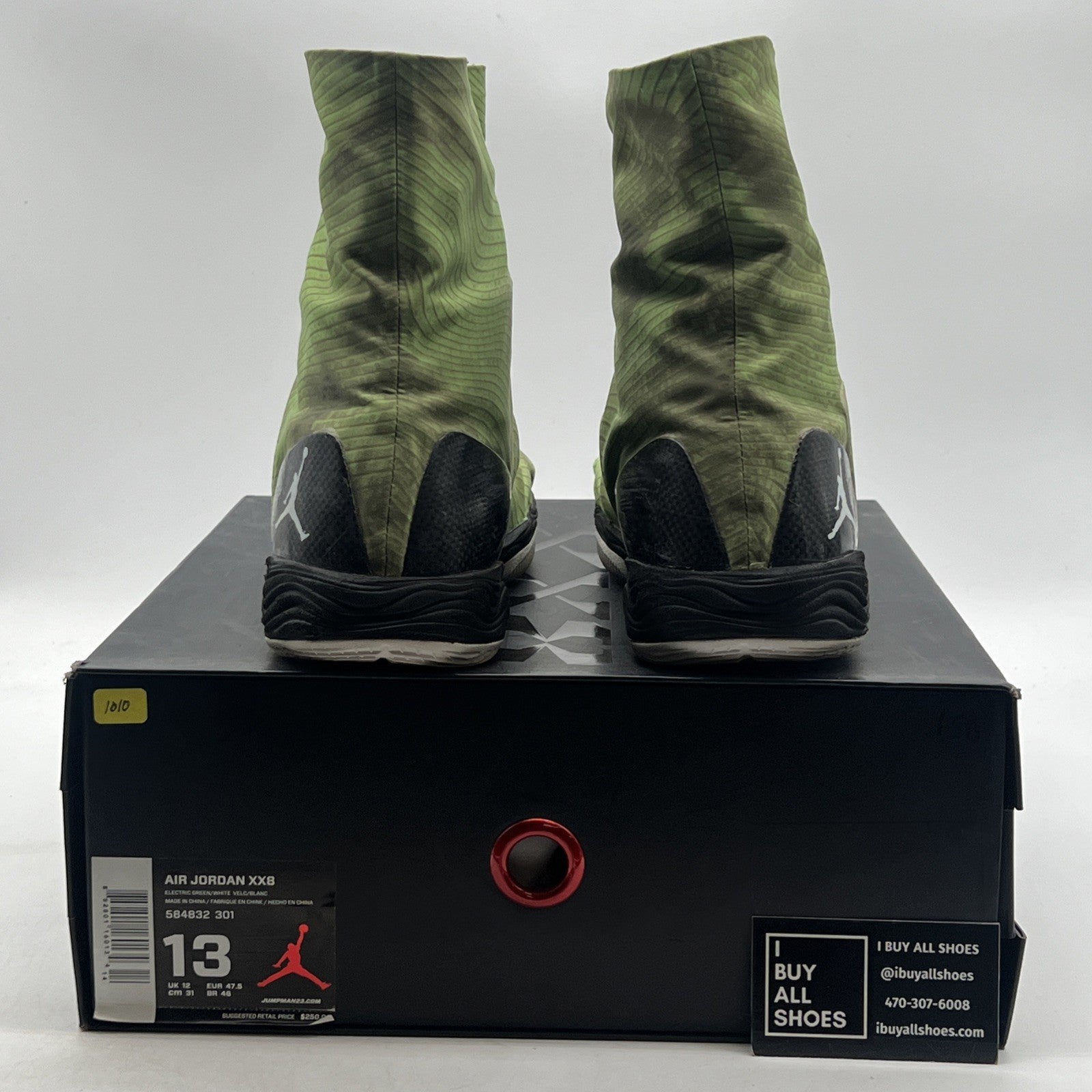 Size 13 - Air Jordan 28 Color Pack - Green Camo (584832-301)