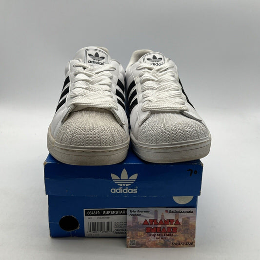 Size 13 - adidas Superstar 2 Black White (664819)