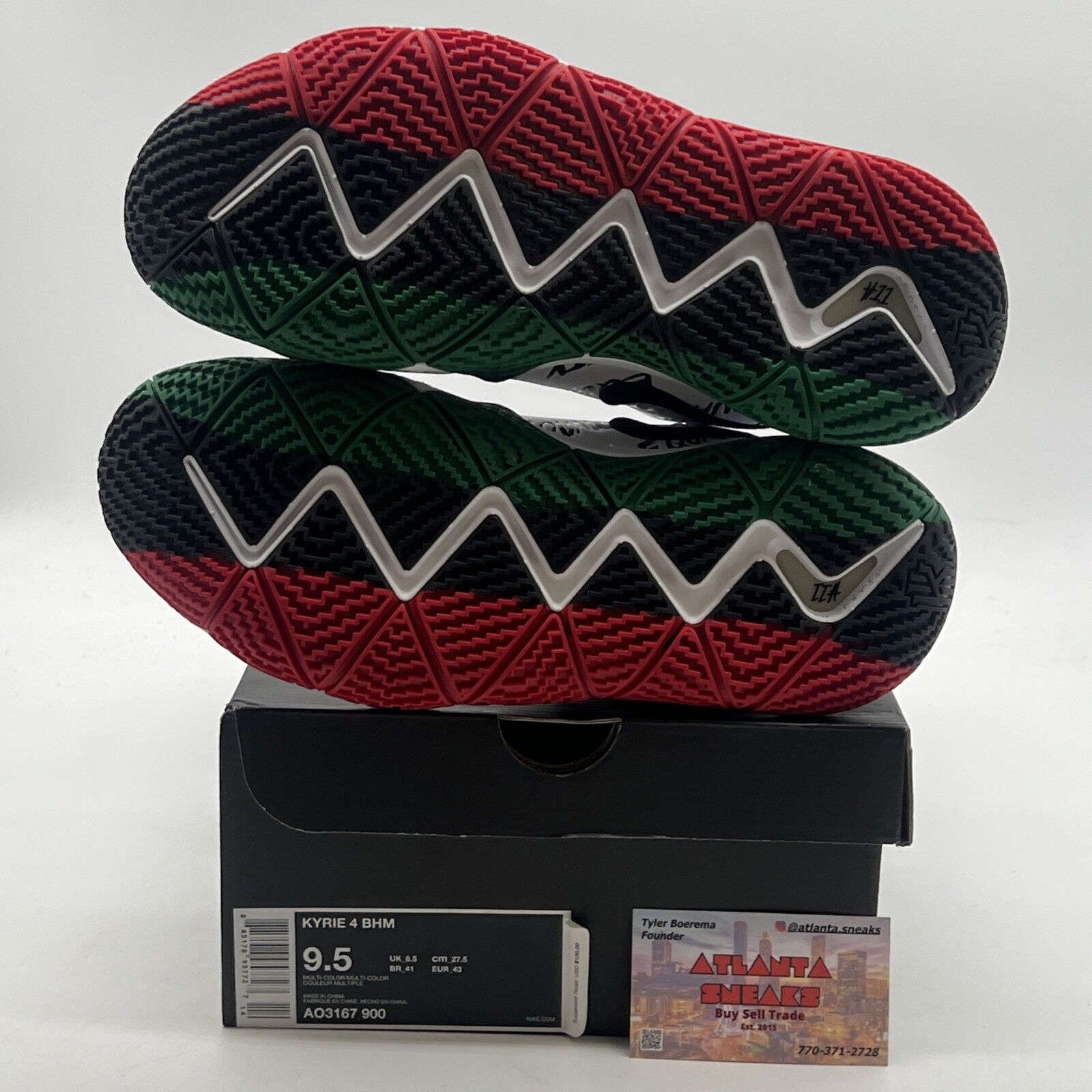 Size 9.5 - Nike Kyrie 4 BHM - (AO3167-900)
