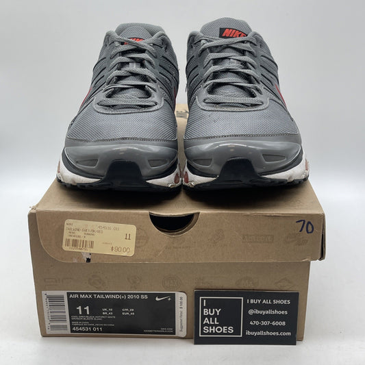 Size 11 - NWOB Nike Tailwind Sneakers Shoes Grey Suede Leather (454531-011)