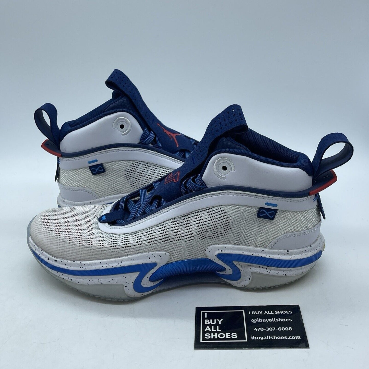 Size 8 - Jayson Tatum x Air Jordan 36 SE Team USA Blue Suede Leather -DJ4484-100