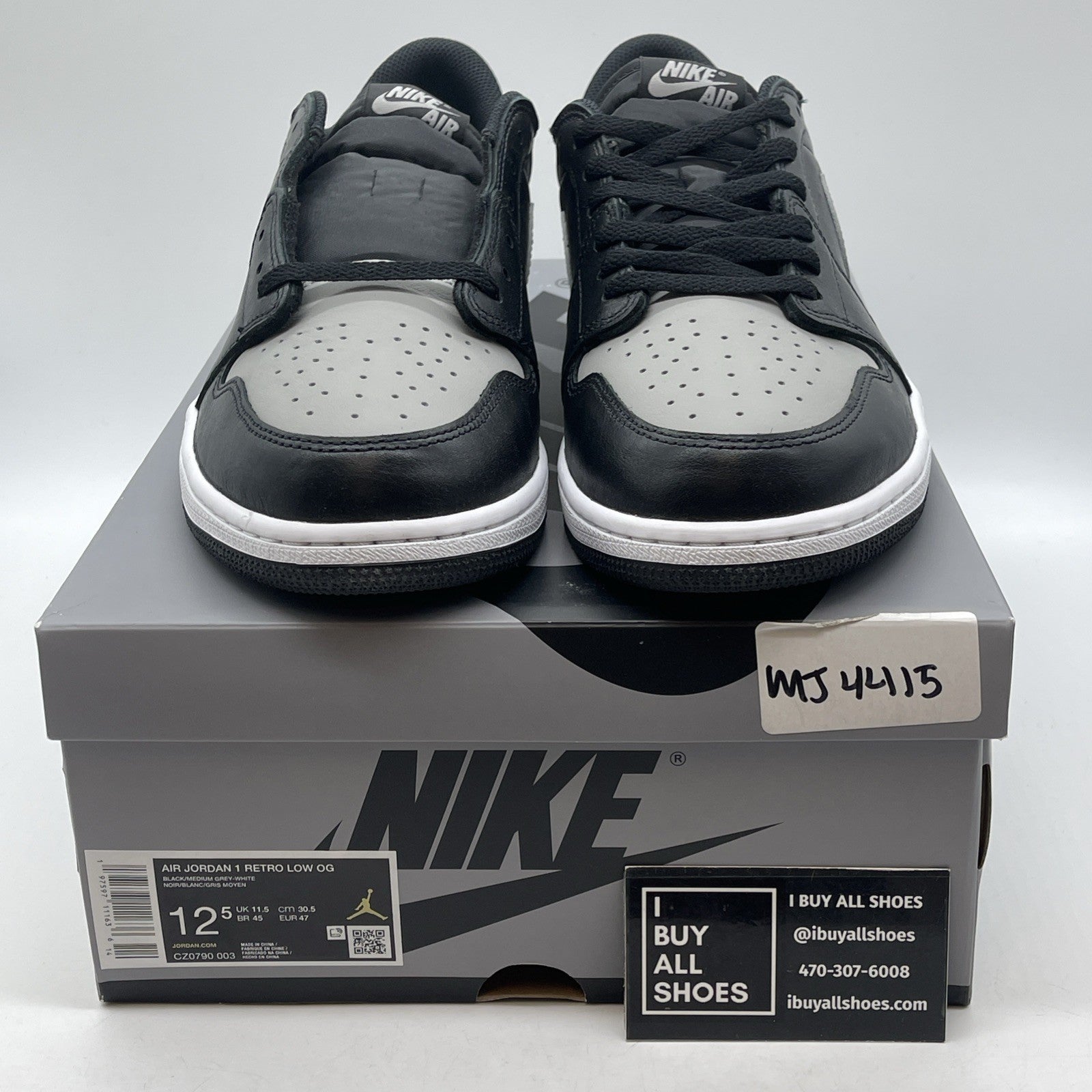 Size 12.5 - Air Jordan 1 Retro OG 2024 Low Shadow Leather (CZ0790-003)