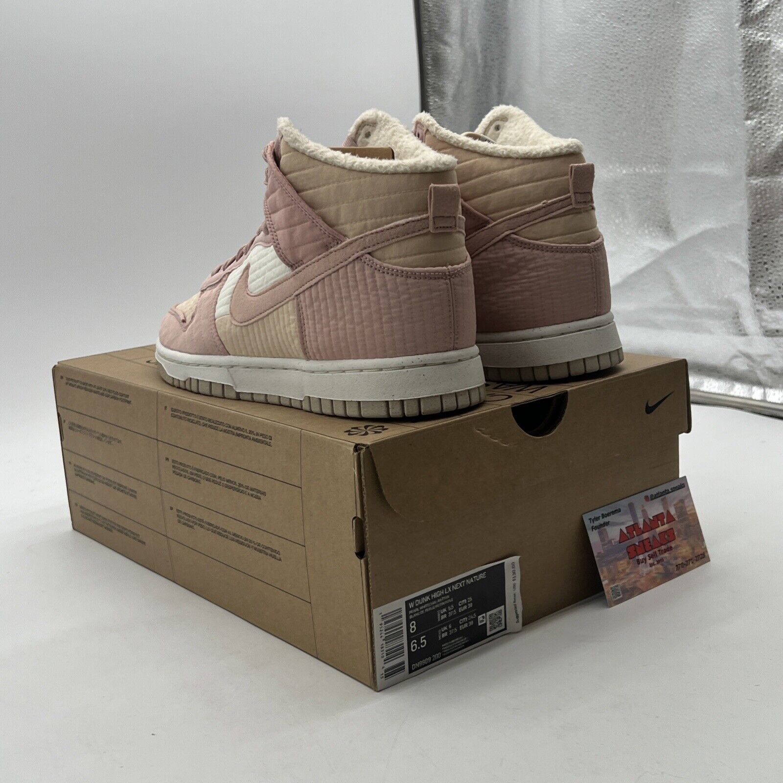 Size 8 - Nike Dunk LX Next Nature High Toasty - Pink Oxford W (DN9909-200)