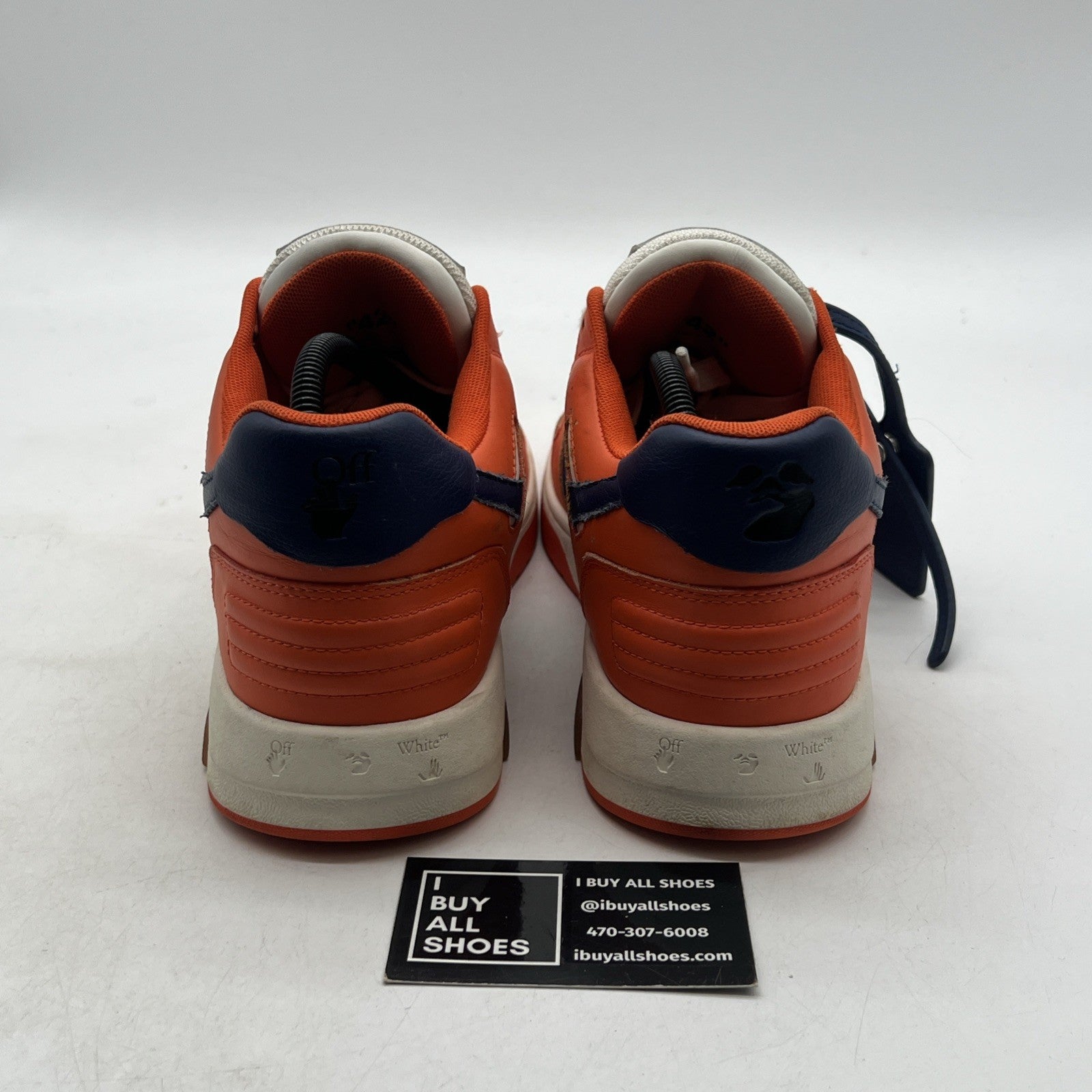 Size 42 - Off-White Virgil Abloh OOO Out Of Office Orange/Blue Sneaker