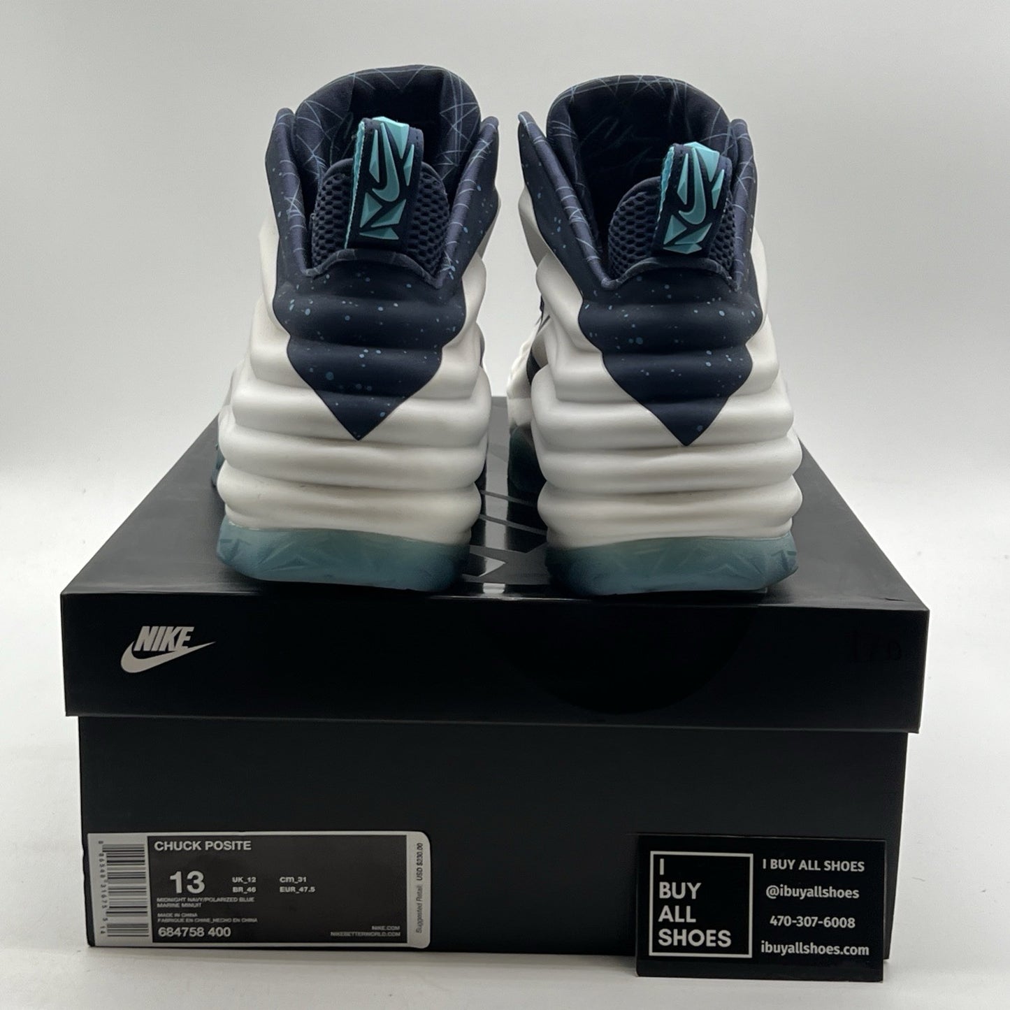 Size 13 - Nike Chuck Posite Midnight Navy (684758-400)