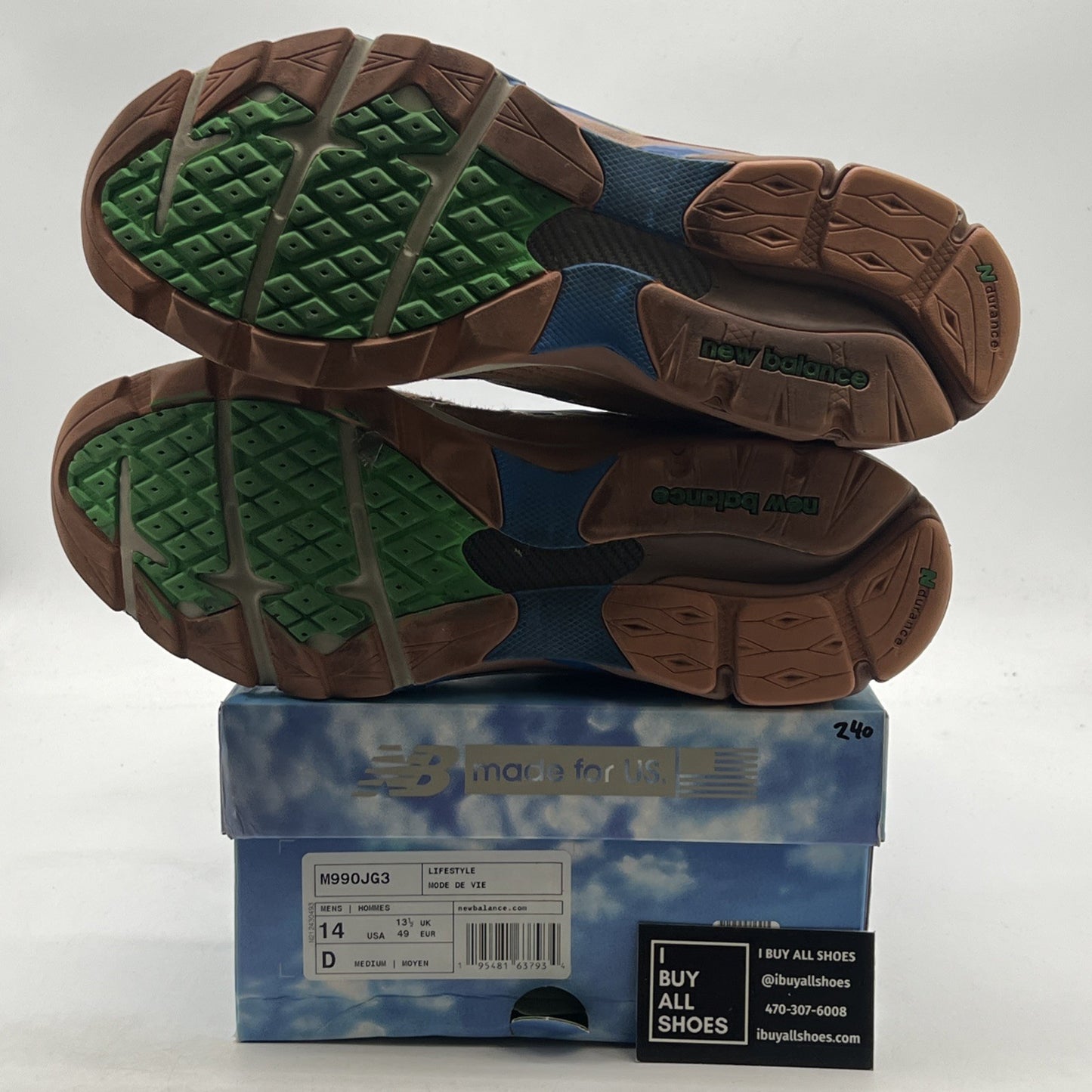 Size 14 -New Balance Joe Freshgoods x 990v3 Made In USA Outside Clothes (M990JG)