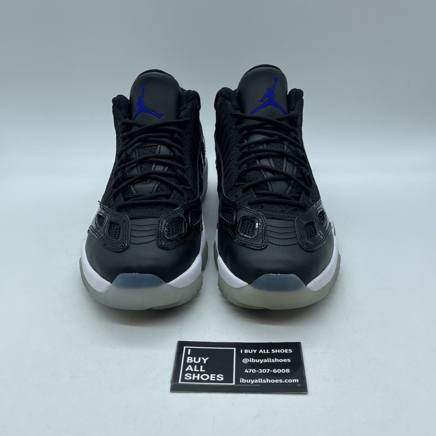Size 10 - Air Jordan 11 Retro IE Low Space Jam Black Suede Leather (919712-041)