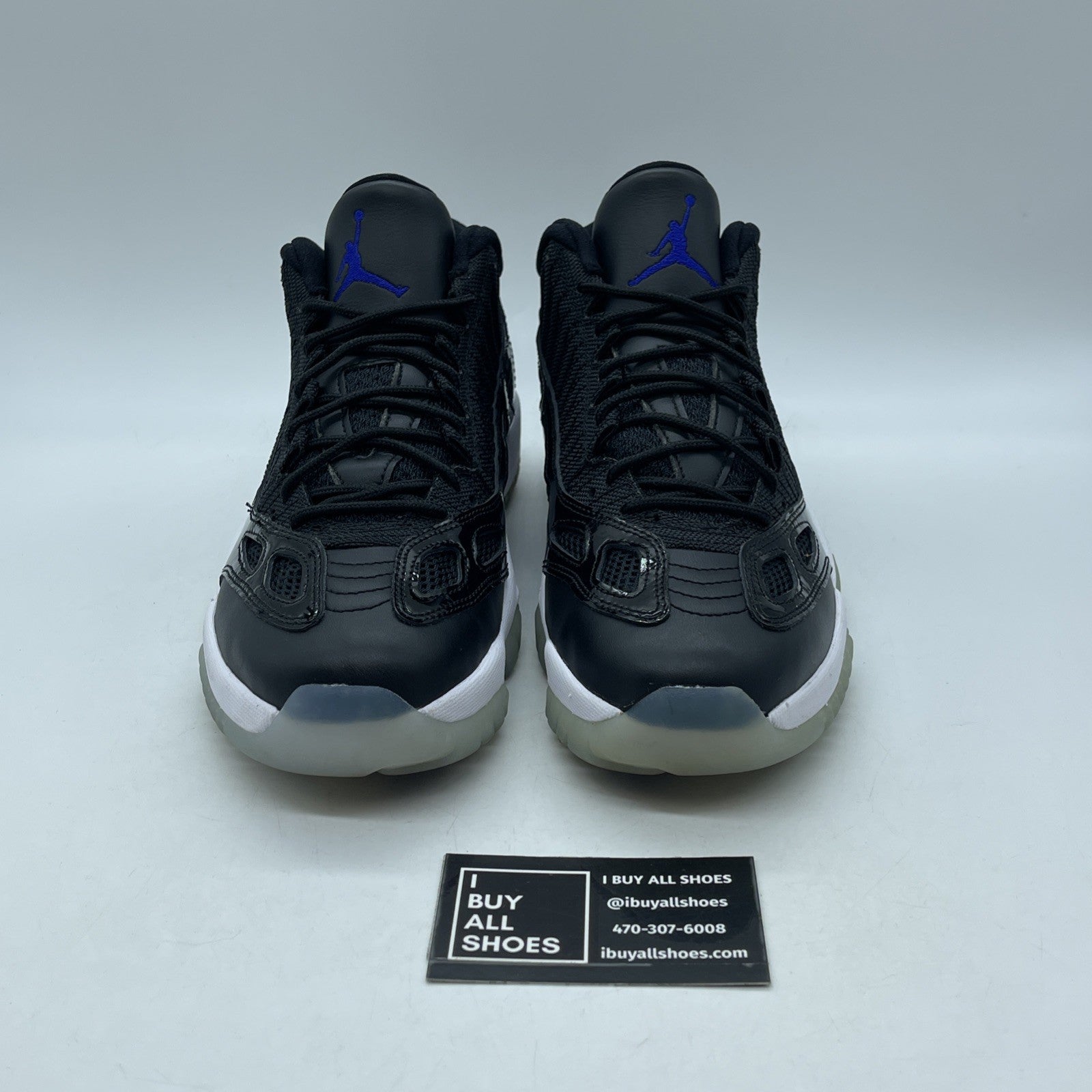 Size 10 - Air Jordan 11 Retro IE Low Space Jam Black Suede Leather (919712-041)