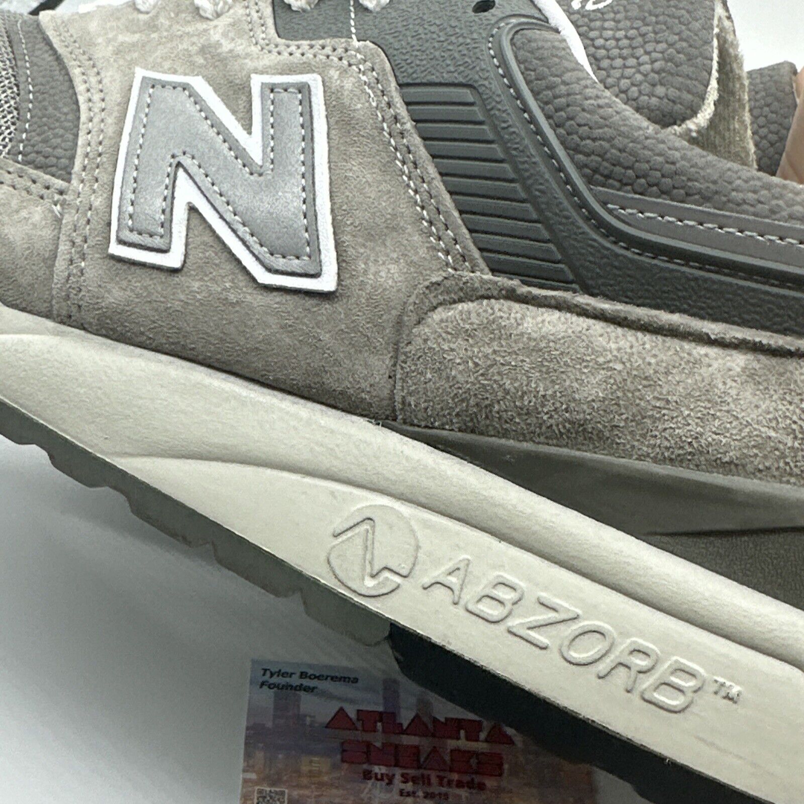 Size 13 - New Balance 997.5 Gray White