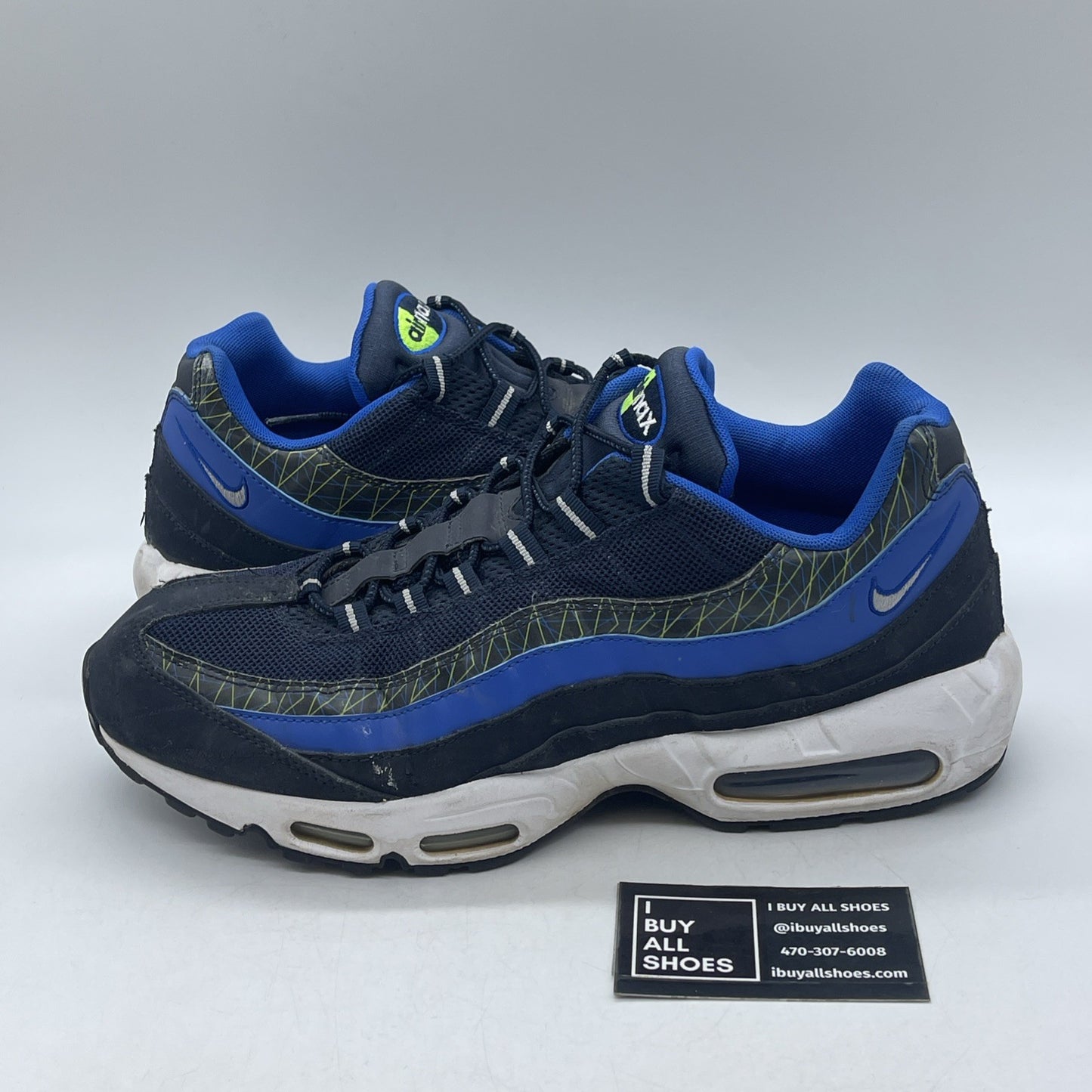 Size 12 - Nike Air Max 95 Premium Dark Obsidian (538416-443)