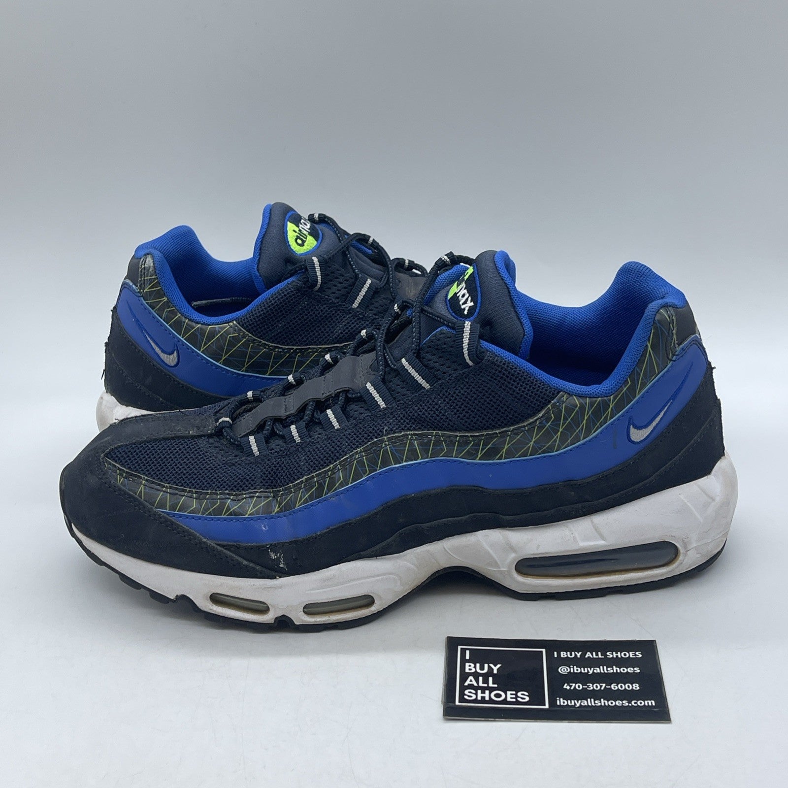 Size 12 - Nike Air Max 95 Premium Dark Obsidian (538416-443)