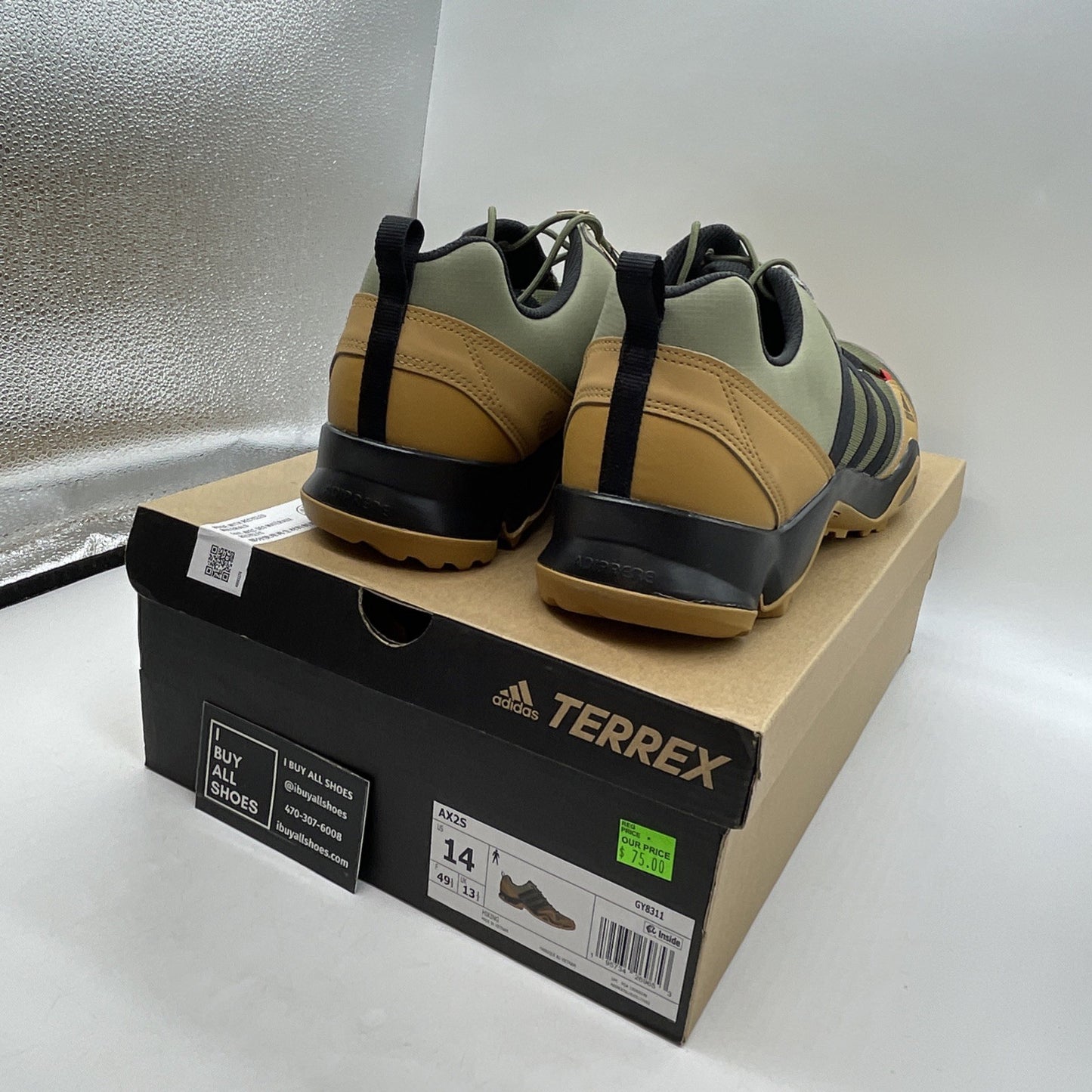 Size 14 - adidas AX2 S Green (GY8311)