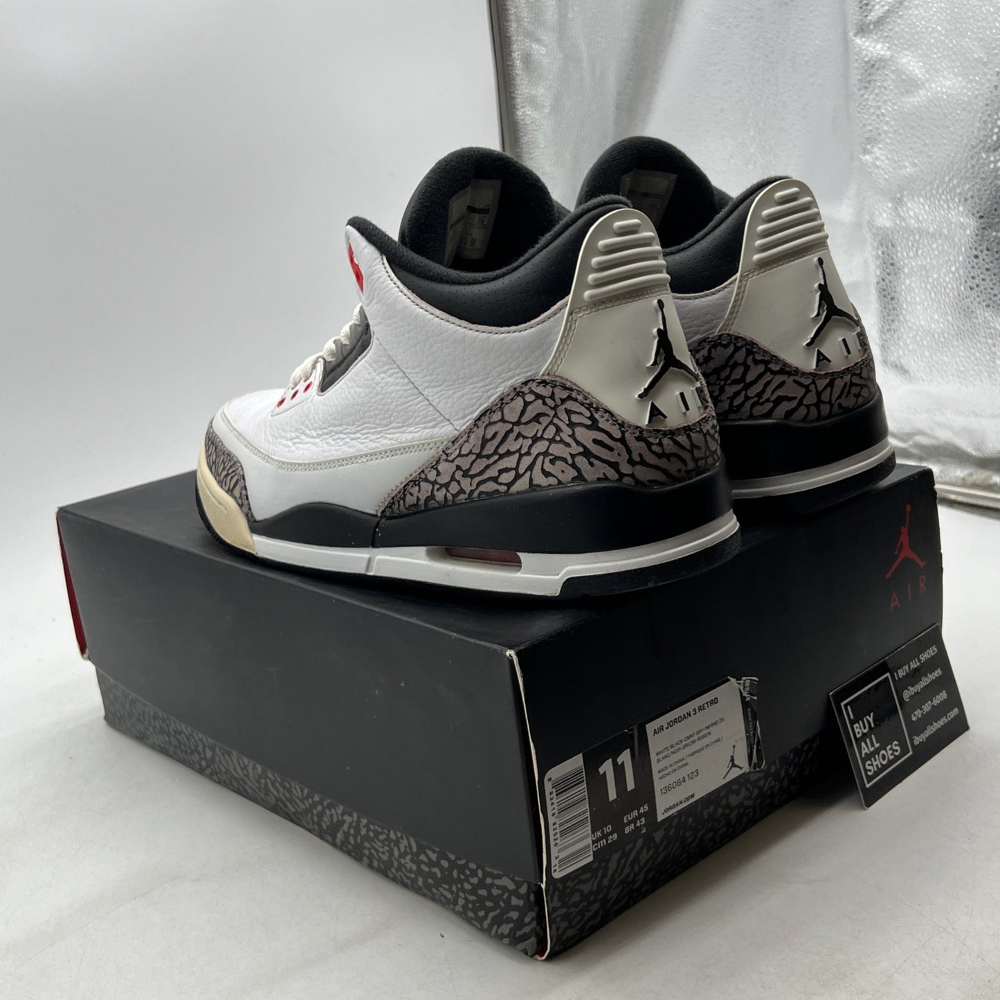 Size 11 - Air Jordan 3 Retro Infrared 23 (136064-123)