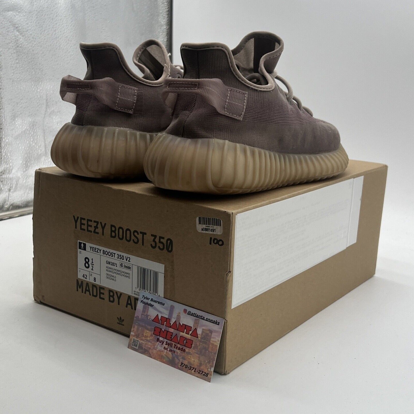Size 8.5 - adidas Yeezy Boost 350 V2 Mono Mist - (GW2871)