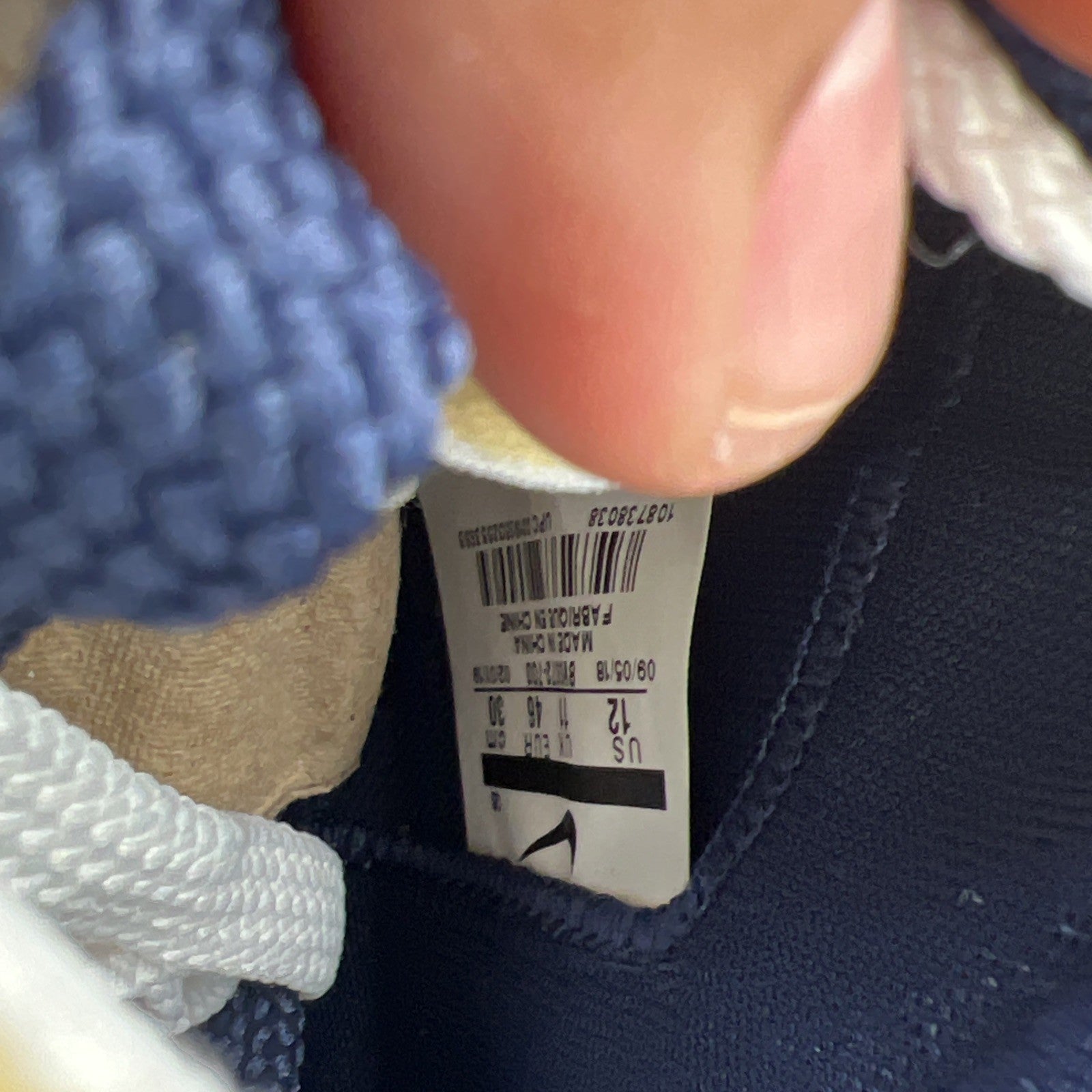 Size 12 - Nike sacai x Blazer Mid Maize Navy (BV0072-700)
