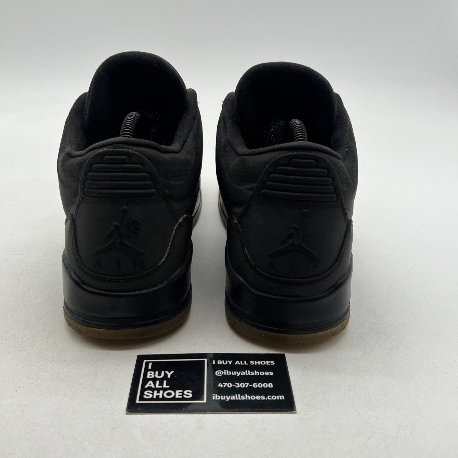 Size 8 - Air Jordan 3 5Lab3 Reflective Black (631603-010)