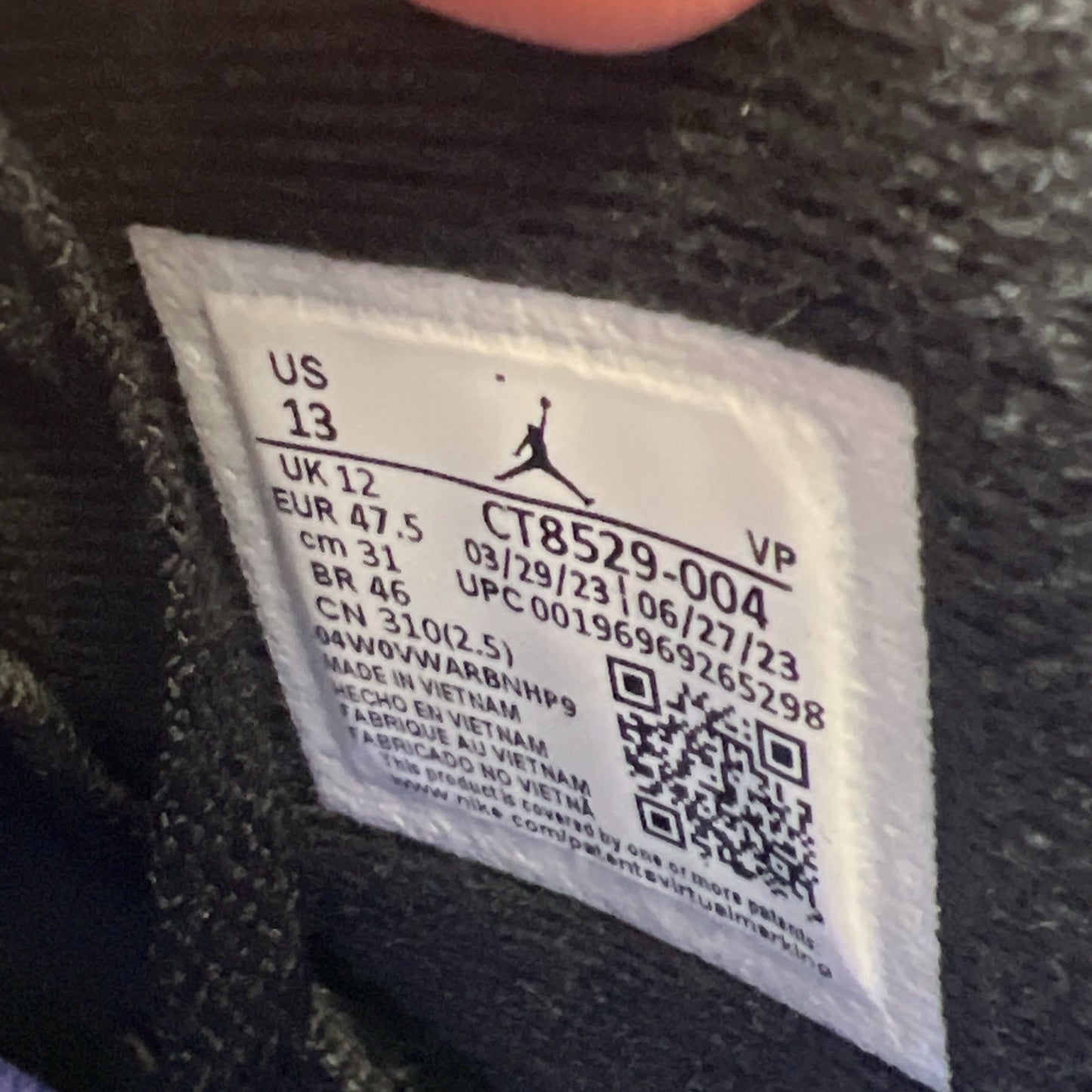 Size 13 - Air Jordan 6 Retro Aqua (CT8529-004)