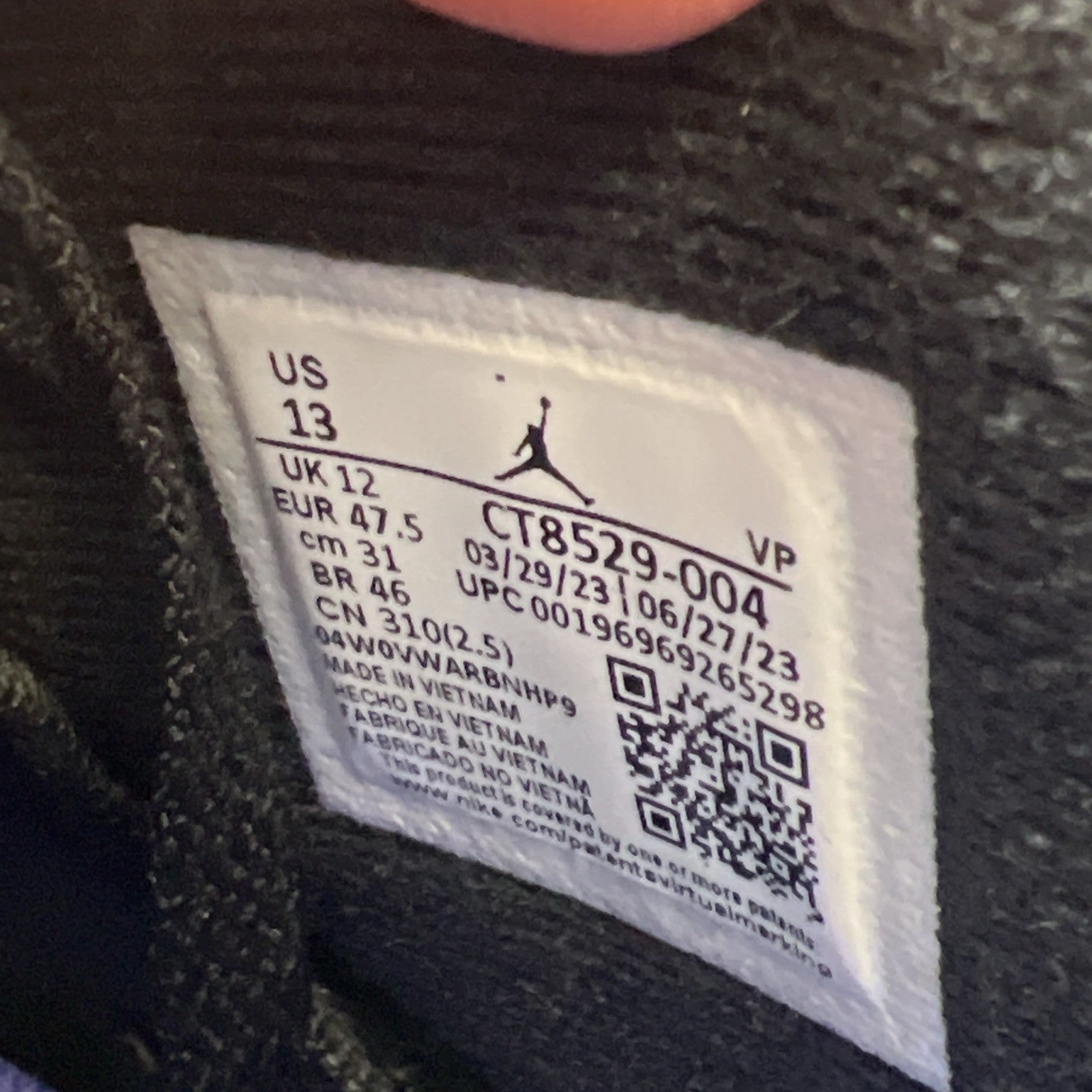 Size 13 - Air Jordan 6 Retro Aqua (CT8529-004)