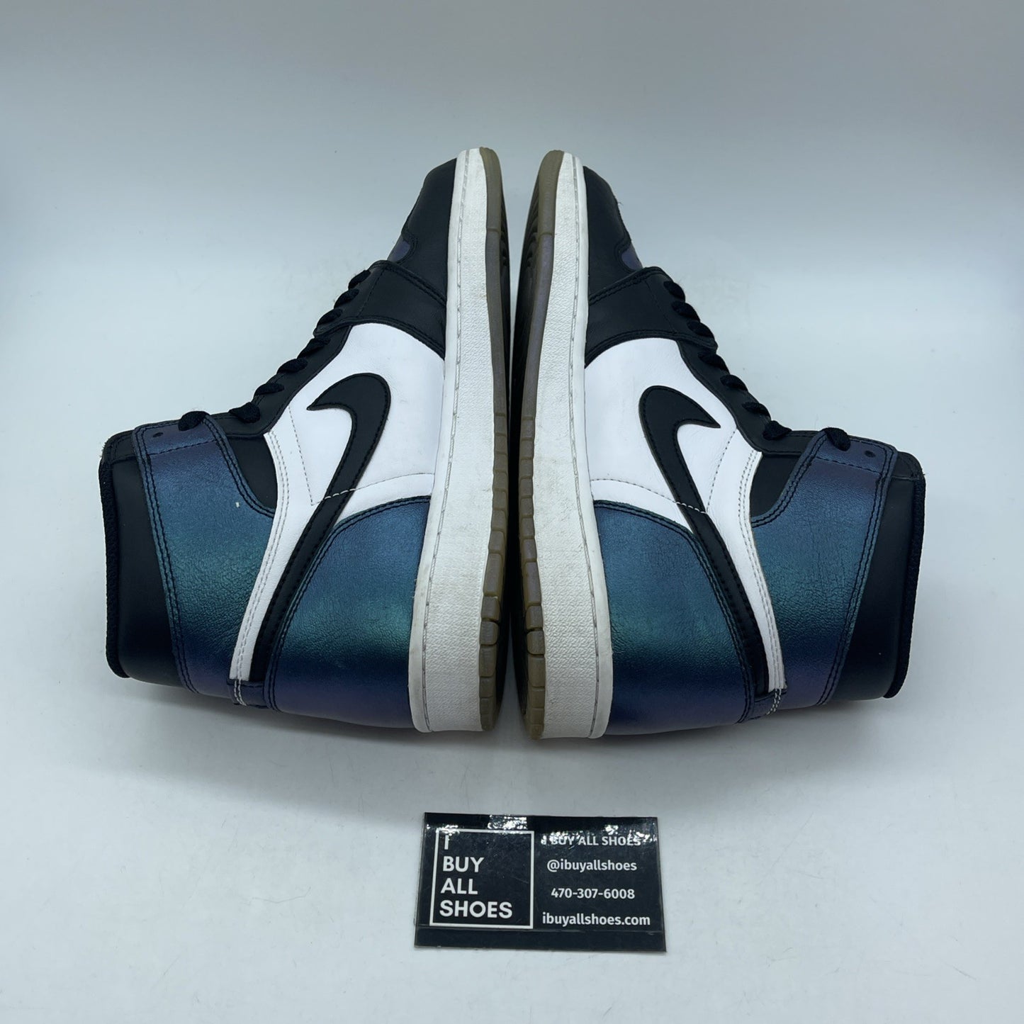 Size 9.5 - Air Jordan 1 Retro OG High All Star Chameleon Black White (907958-015