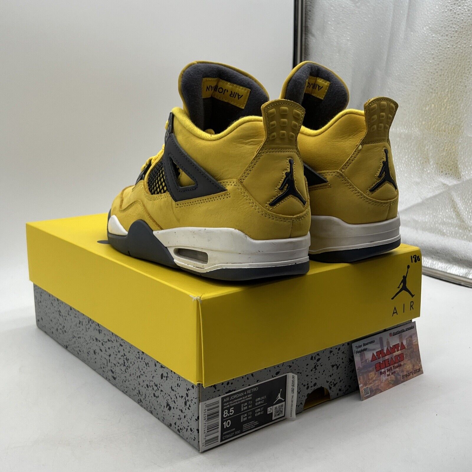 Size 8.5 - Jordan 4 Retro Mid Lightning (CT8527-700)