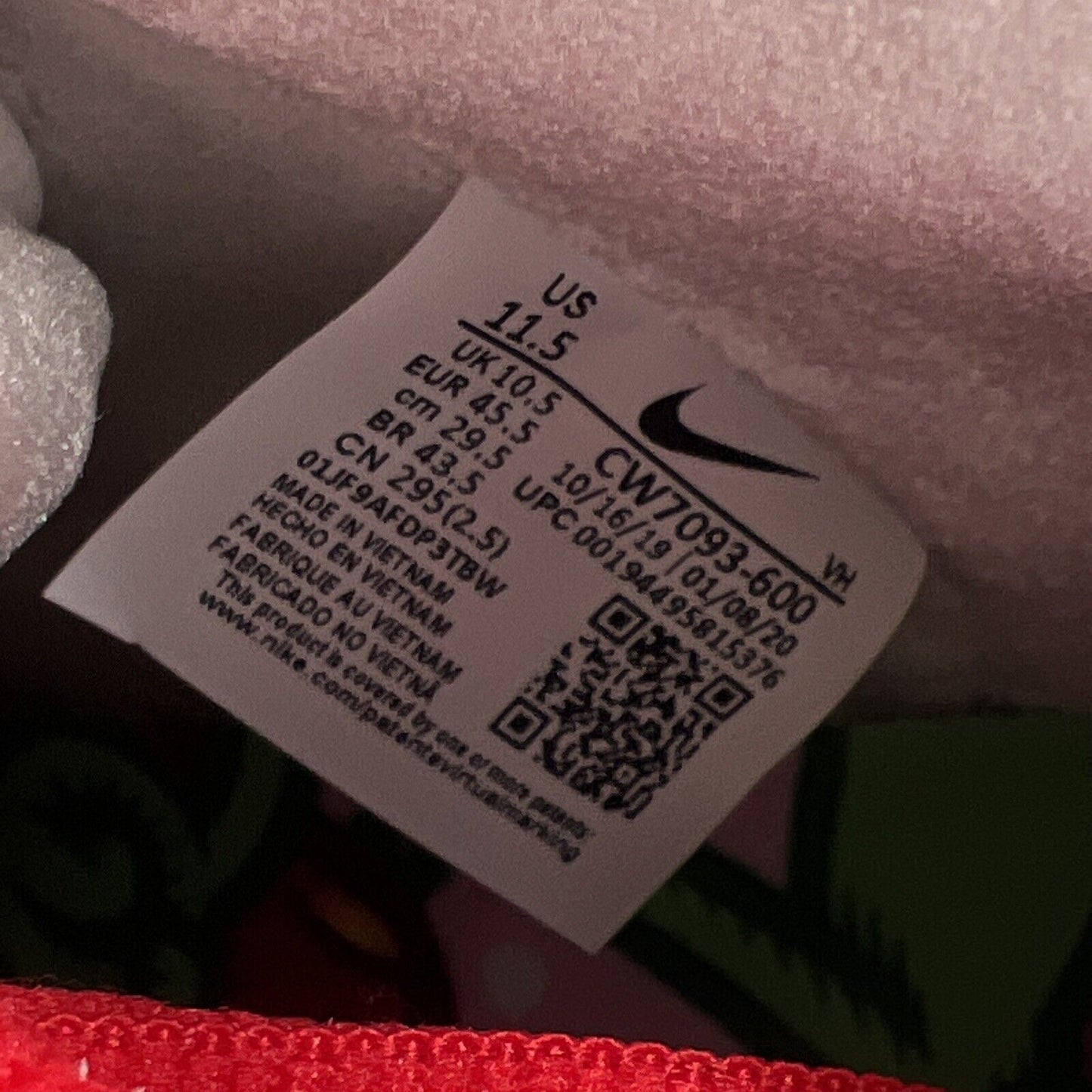 Size 11.5 - Nike SB Dunk High Strawberry Cough (CW7093-600)