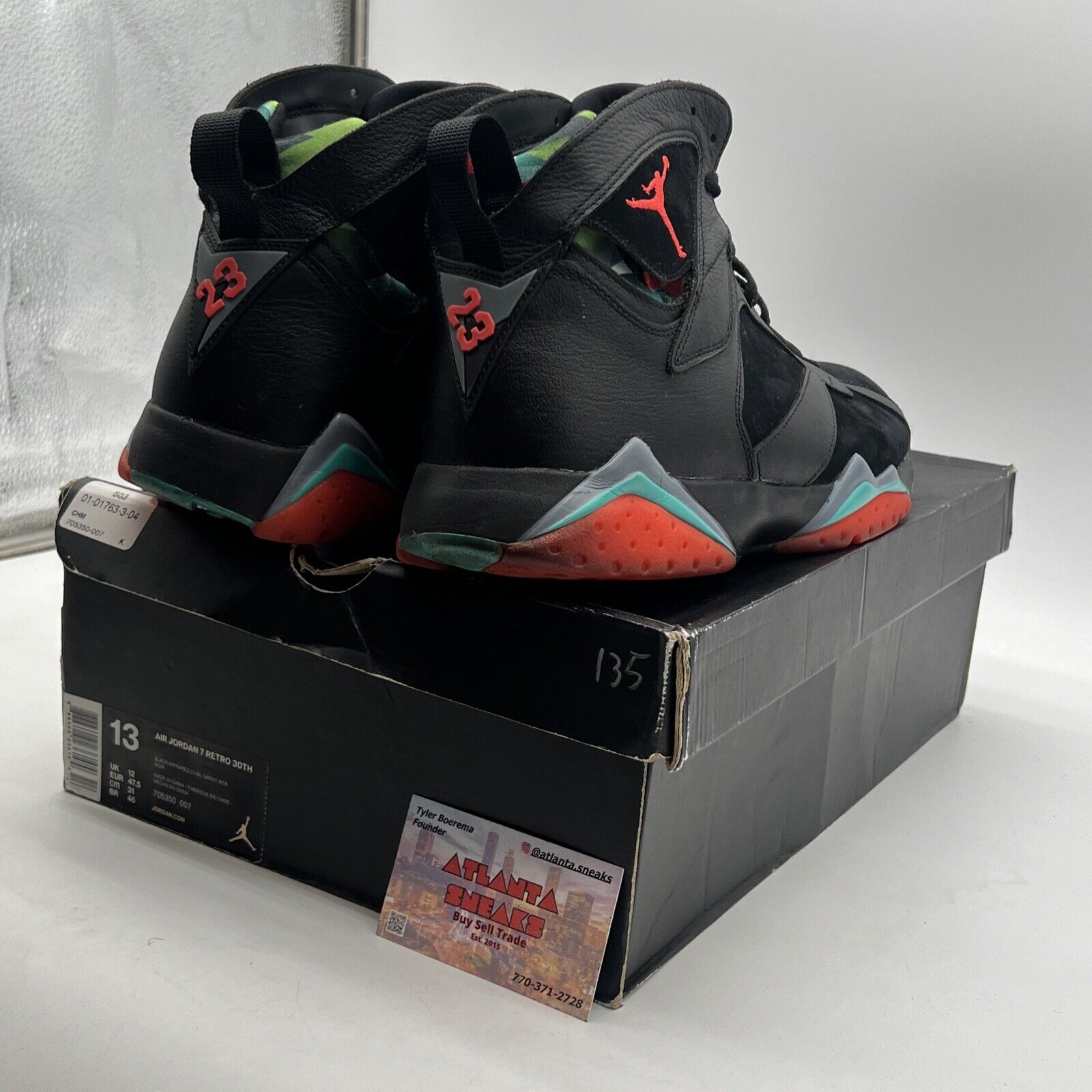 Size 13 - Air Jordan 7 Retro 30th Barcelona Nights (705350-007)