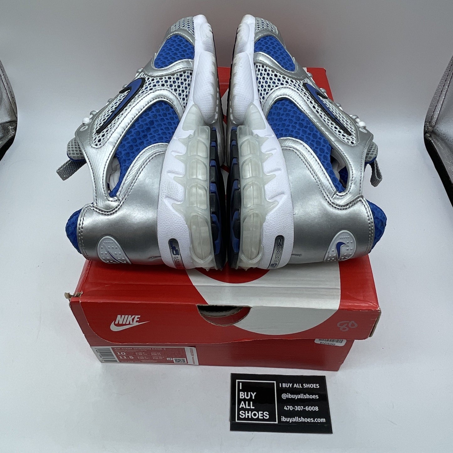 Size 10 - Nike Zoom Spiridon Cage 2 2020 Varsity Royal Blue (CJ1288-002)