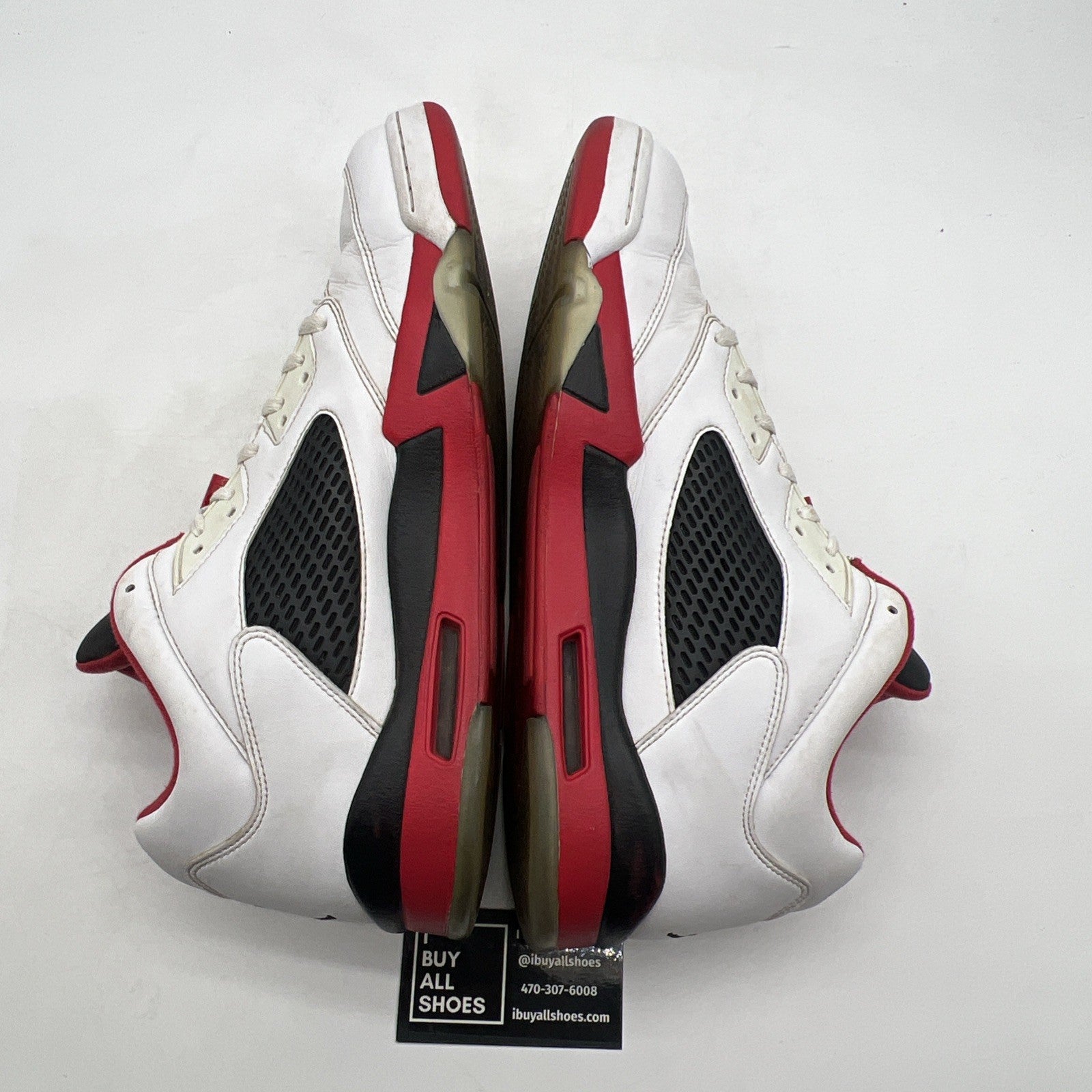 Size 13 - Air Jordan 5 Retro 2016 Low Fire Red (819171-101)