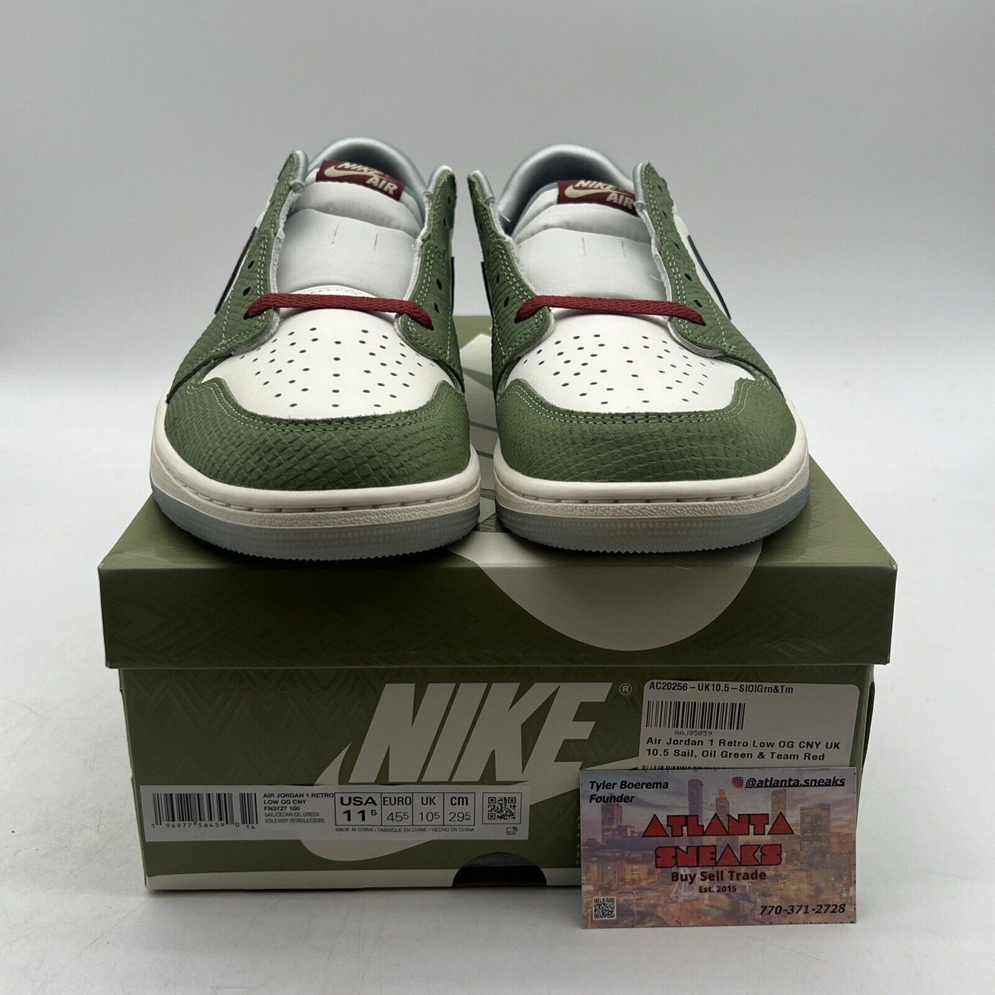Size 11.5 - Air Jordan 1 Retro OG Low Year of the Dragon (FN3727-100)