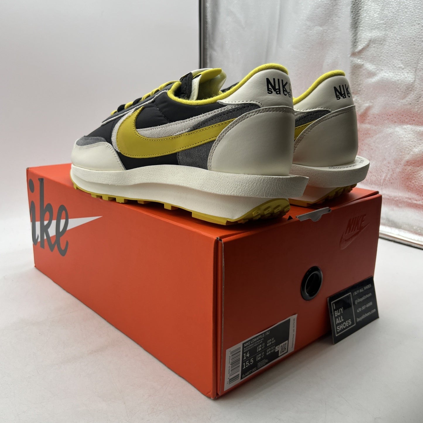 Size 14 - Nike sacai x Undercover x LDWaffle Bright Citron (DJ4877-001)