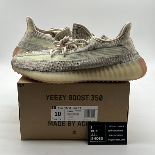 Size 10 - Yeezy Boost 350 V2 Citrin Non-Reflective (FW3042)