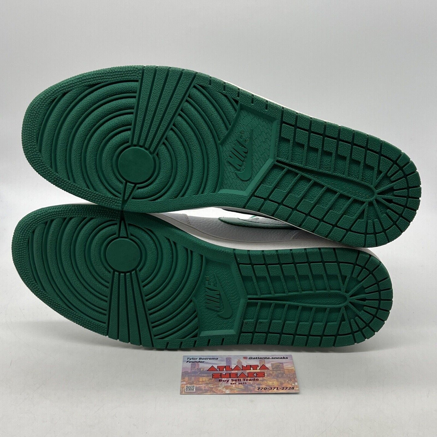 Size 12 - Air Jordan 1 Retro High Do The Right Thing Green Leather (332550-131)