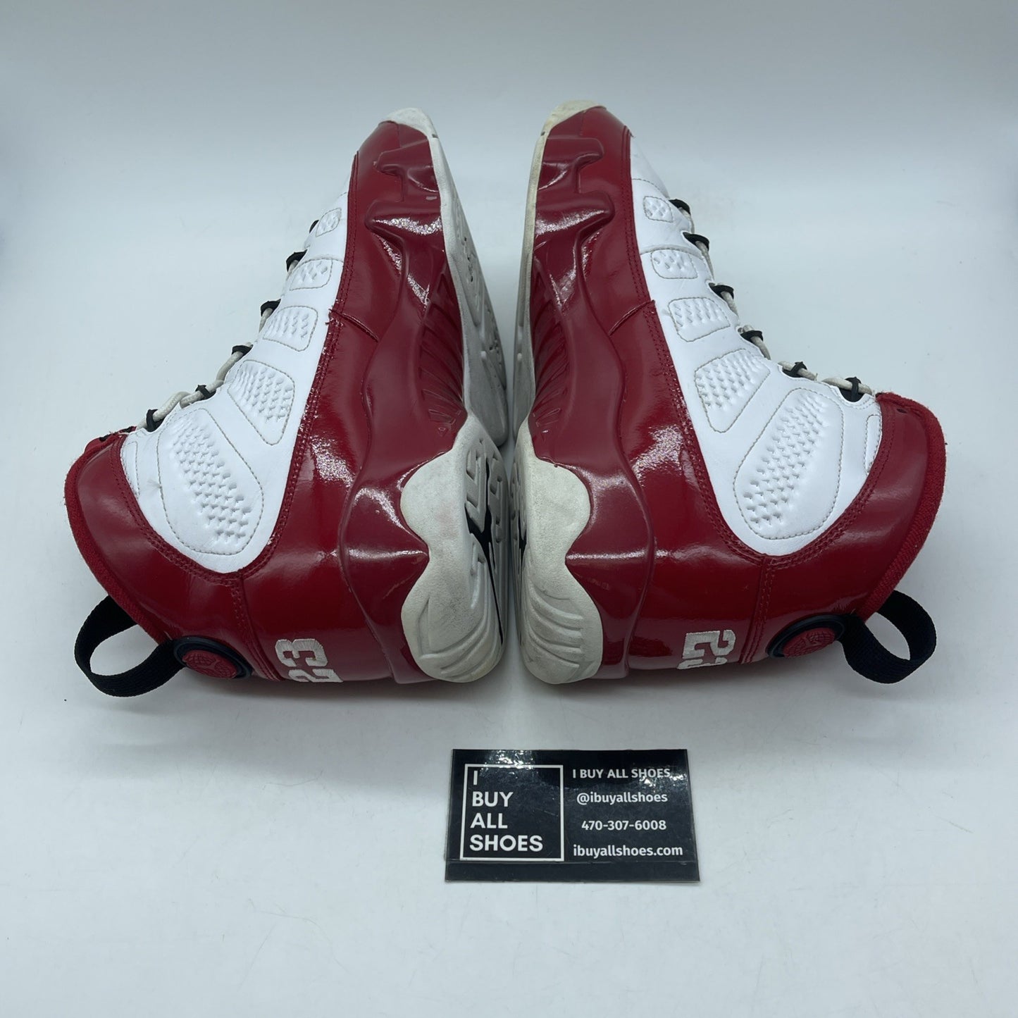 Size 9.5 - Air Jordan 9 Retro Gym Red White Black Leather (302370-160)