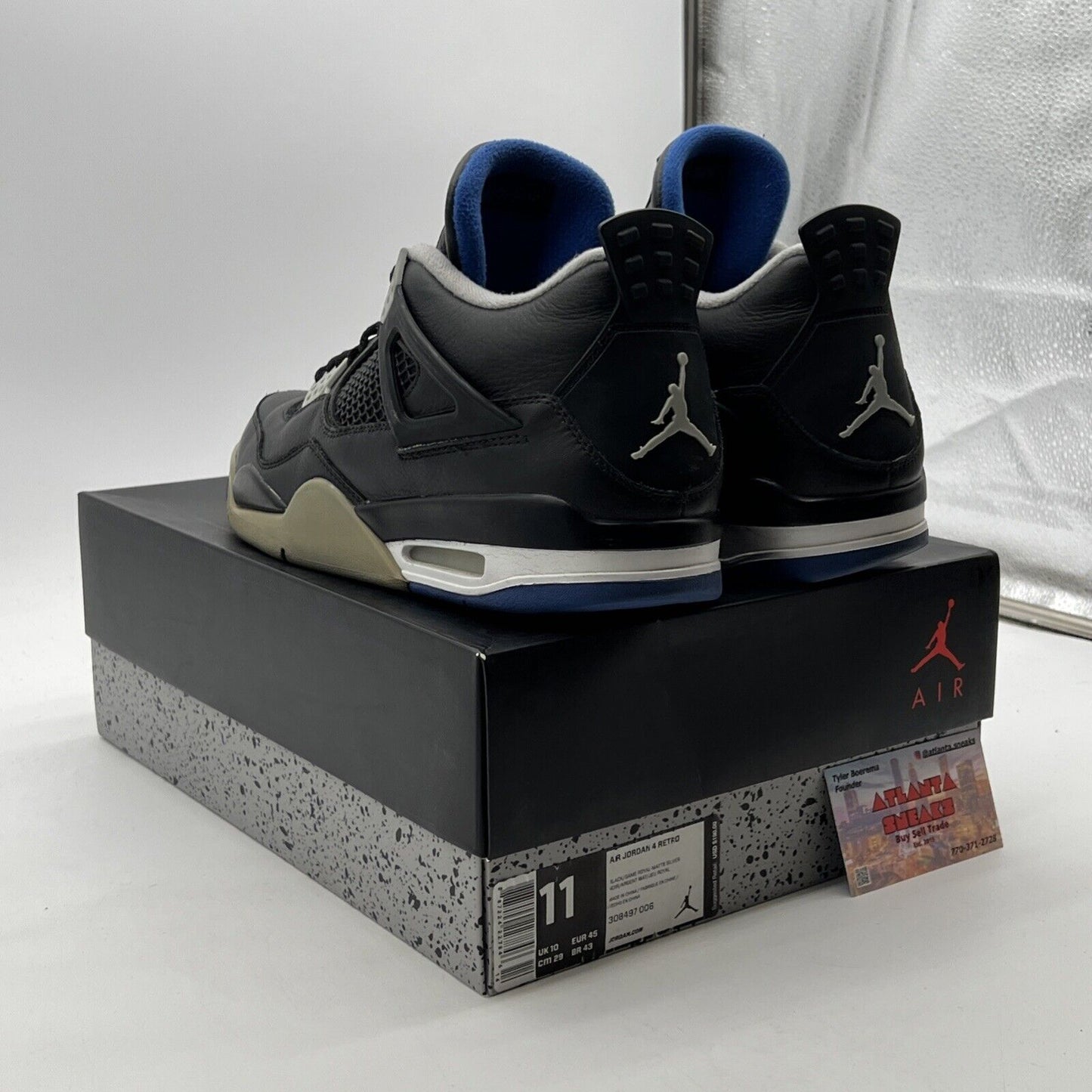 Size 11 - Air Jordan 4 Retro Motorsports Alternate 2017 (308497-006)