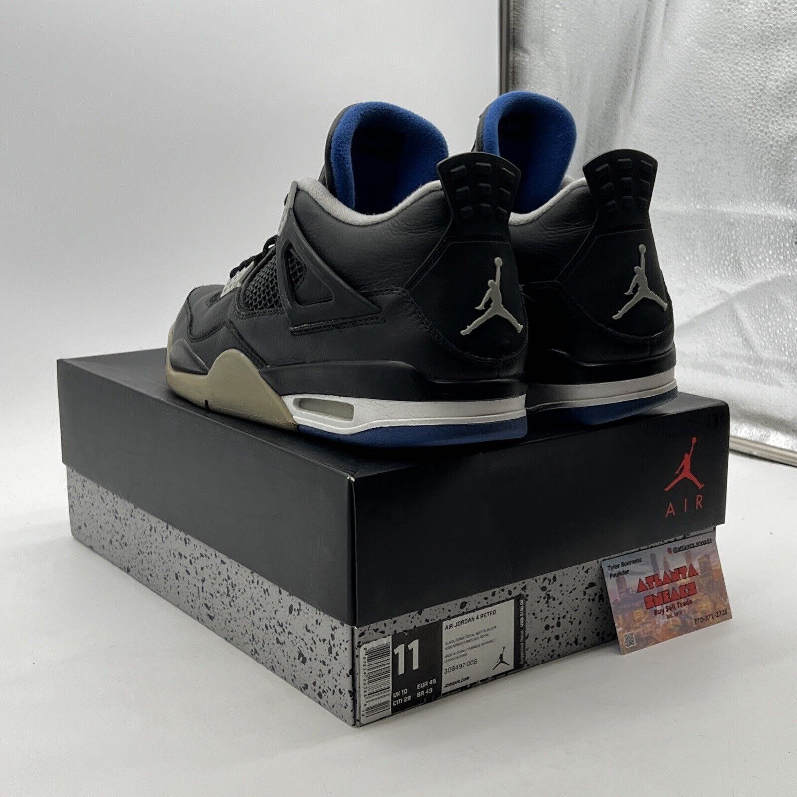 Size 11 - Air Jordan 4 Retro Motorsports Alternate 2017 (308497-006)