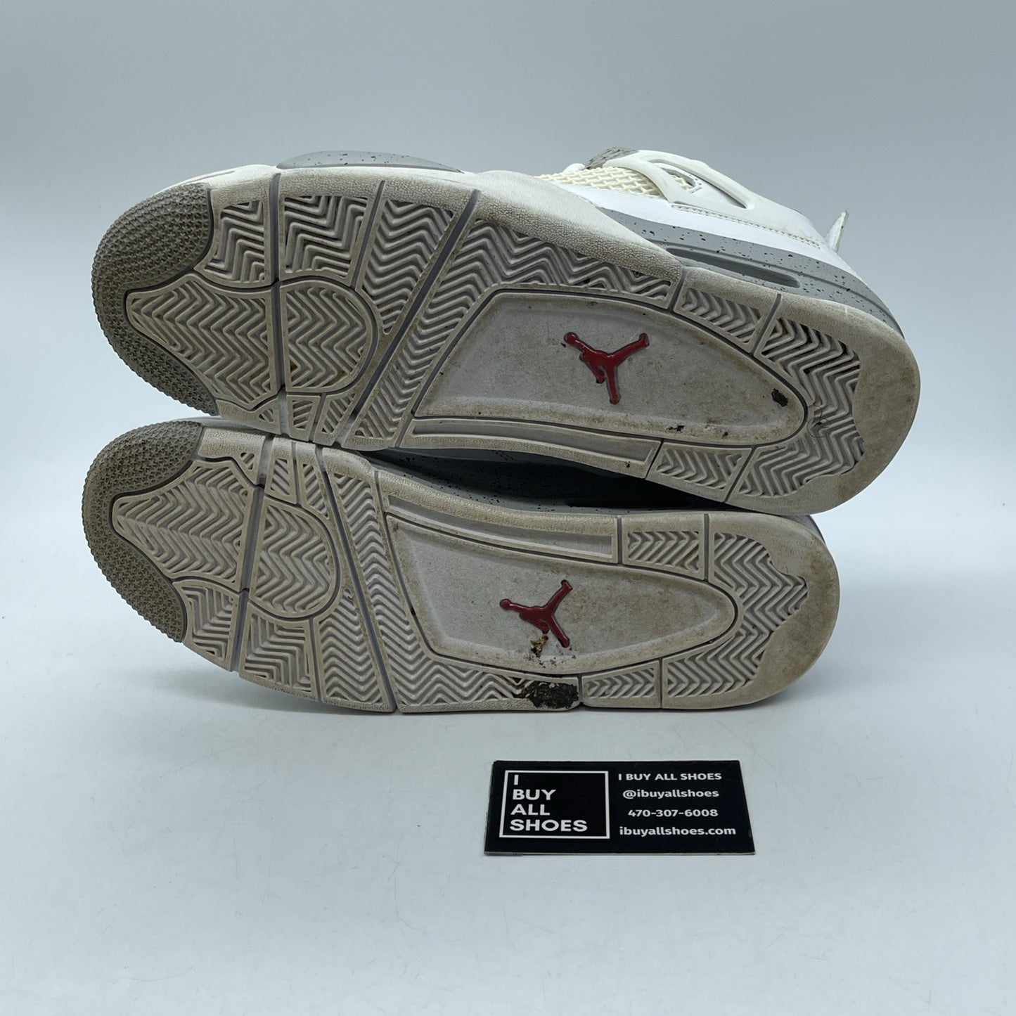 Size 9 - Jordan 4 Retro Mid White Oreo Grey Leather (CT8527-100)