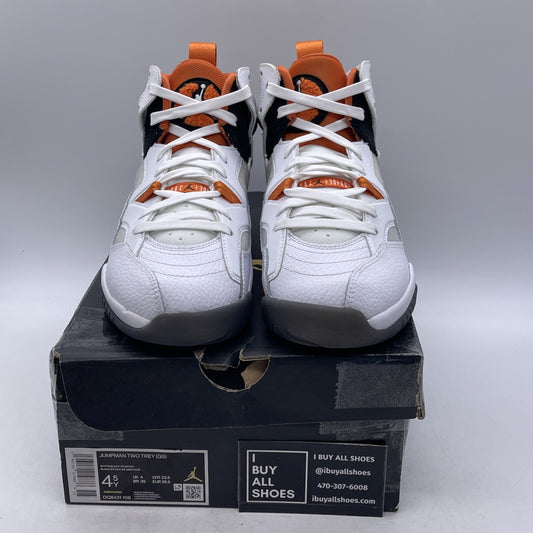 Size 4.5Y (GS) - Air Jordan Jumpman Two Trey Mid Concord-Bred (DQ8431-108)