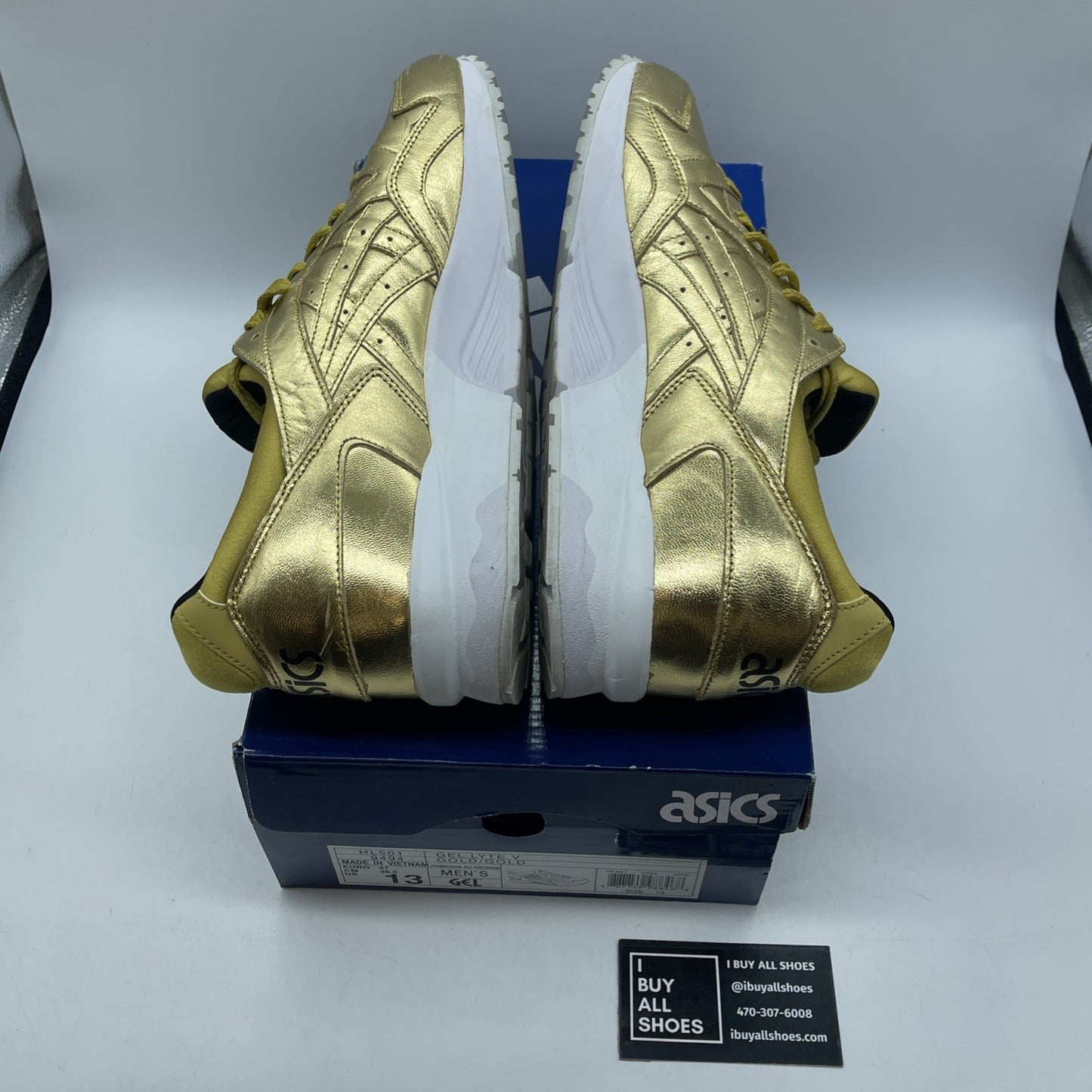 Size 13 - ASICS Gel Lyte 5 Champagne Gold  Suede Leather (HL501-9494)