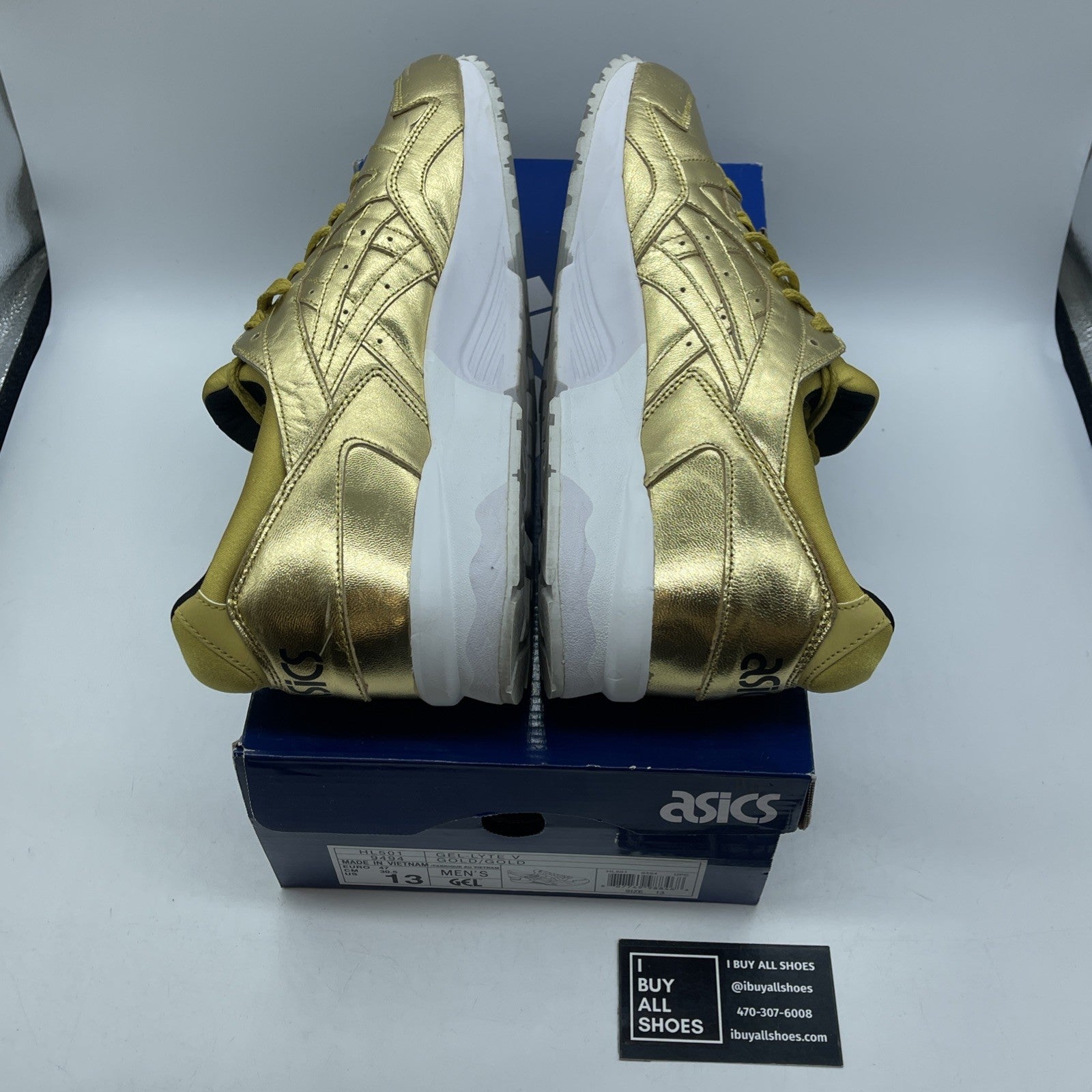 Size 13 - ASICS Gel Lyte 5 Champagne Gold  Suede Leather (HL501-9494)