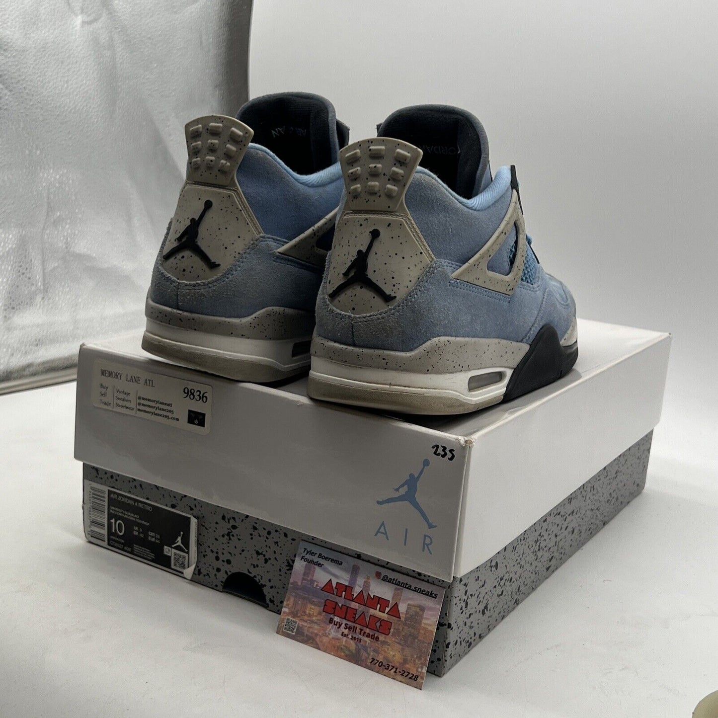 Size 10 - Air Jordan 4 Retro Mid University Blue (CT8527-400)