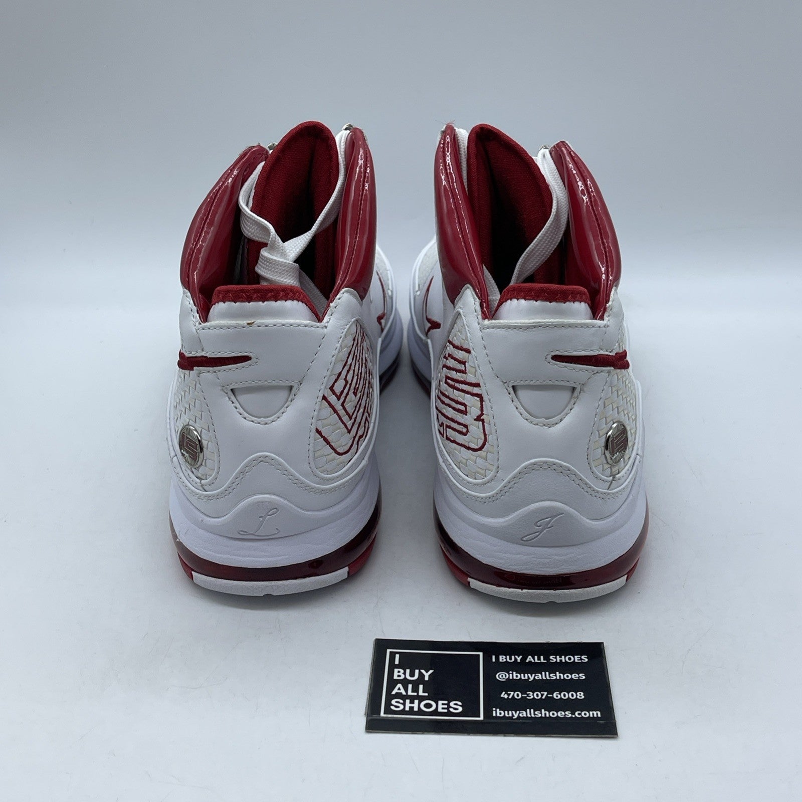 Size 13 - Nike Air Max LeBron 7 NFW White Varsity Red (383578-161)