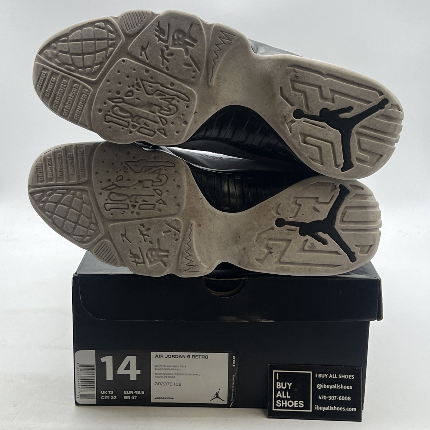 Size 14 - Air Jordan 9 Retro Barons (302370-106)