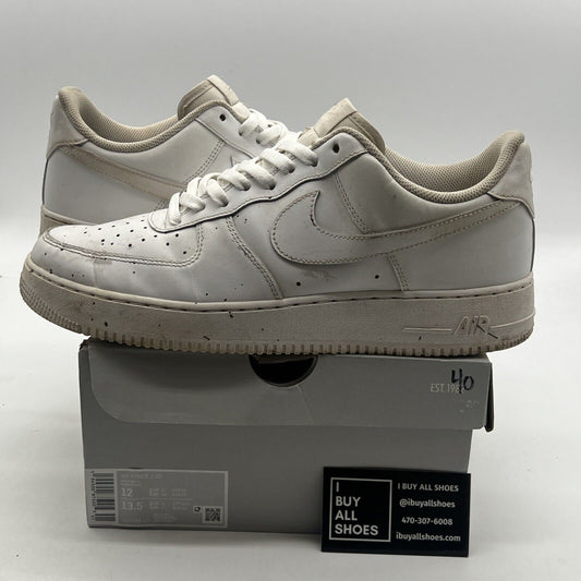 Size 12 - Nike Air Force 1 '07 Low Triple White (CW2288-111)