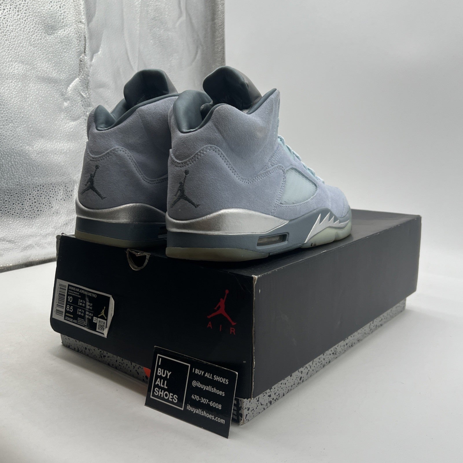 Size 10 - Air Jordan 5 Retro Blue Bird W (DD9336-400)